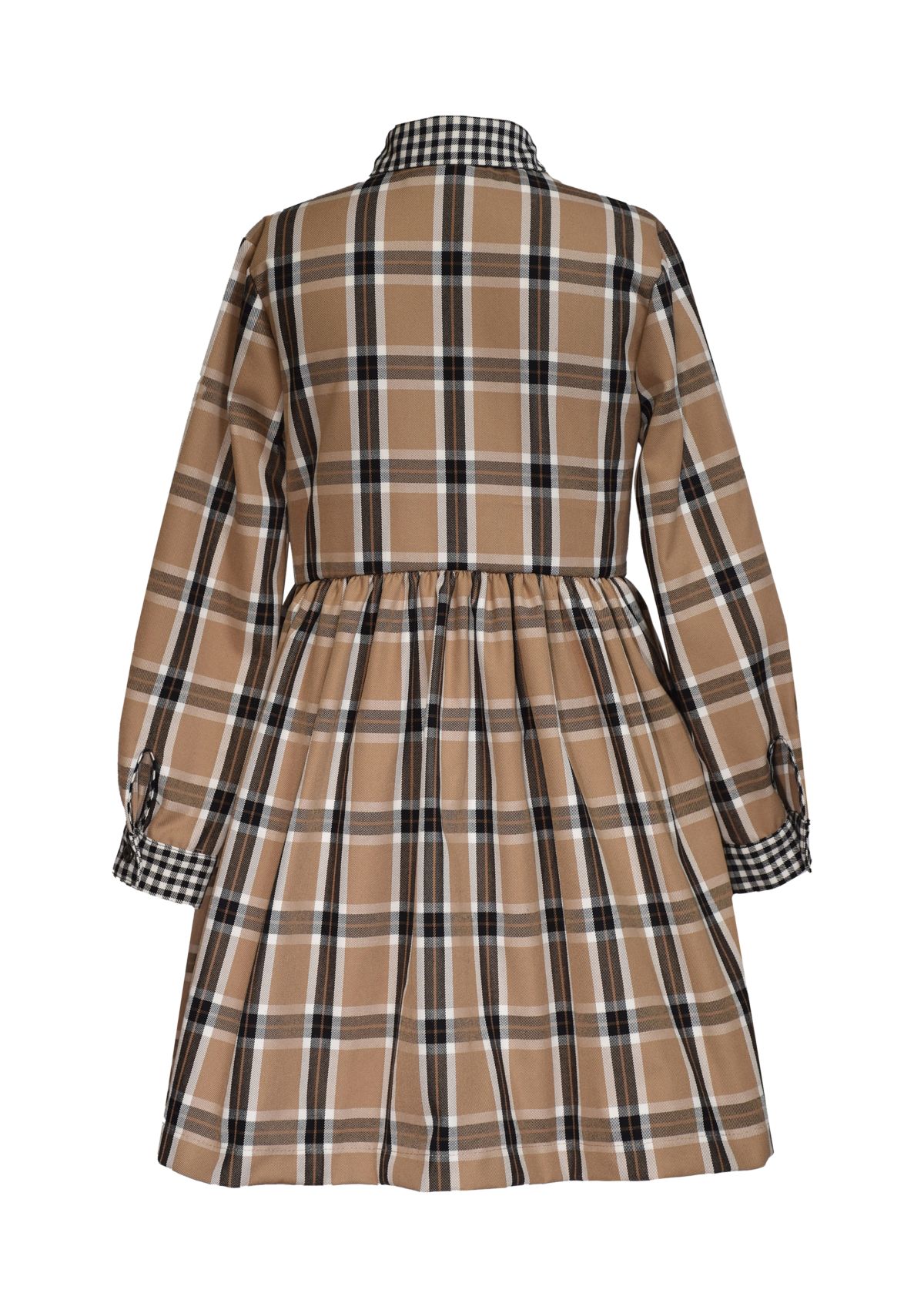 Boys 8-20 Plaid Ruffle Button Front Dress