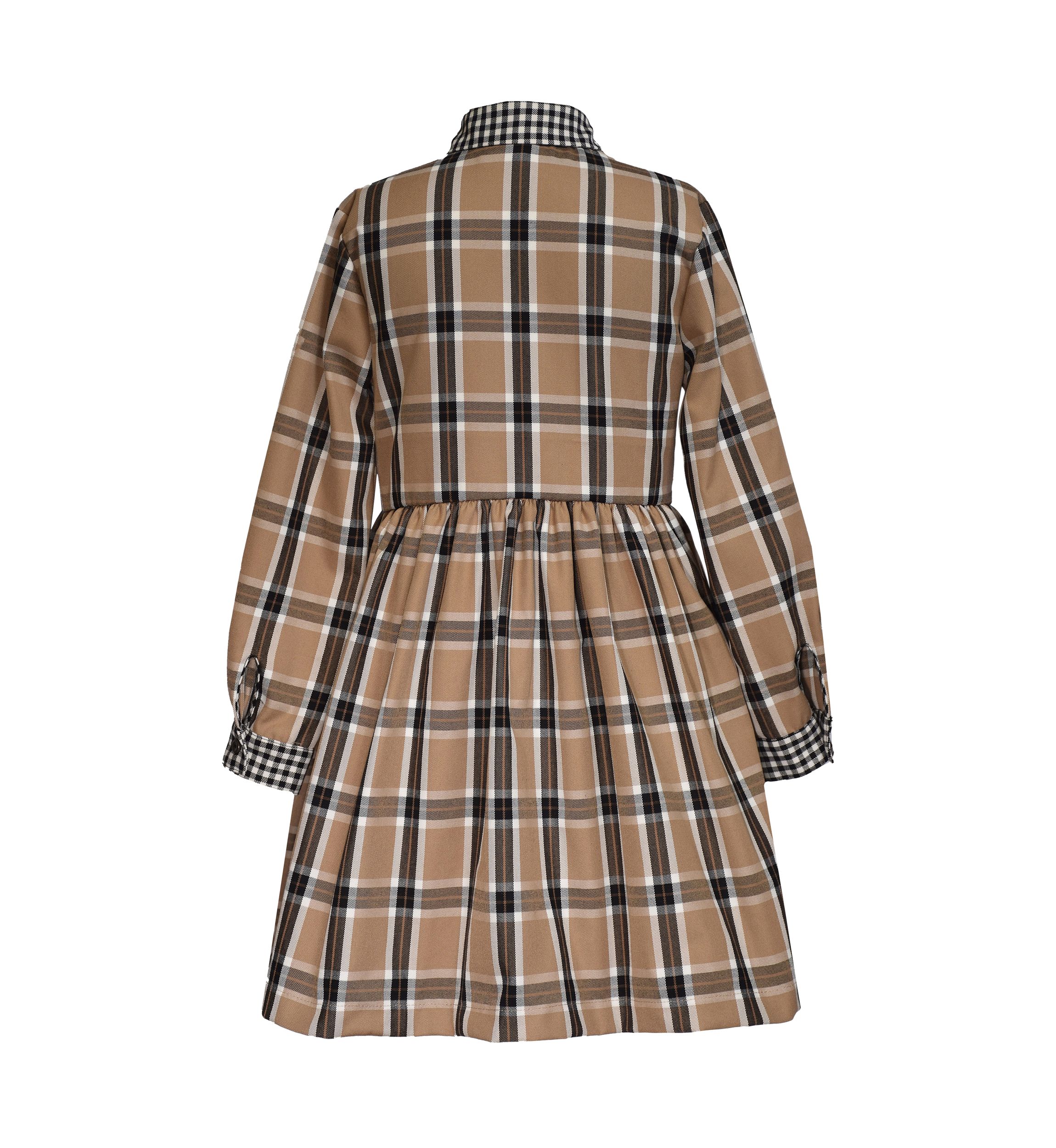 Boys 8-20 Plaid Ruffle Button Front Dress