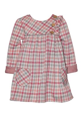 Bonnie Jean Girls 7-16 Plaid Pocket Dress