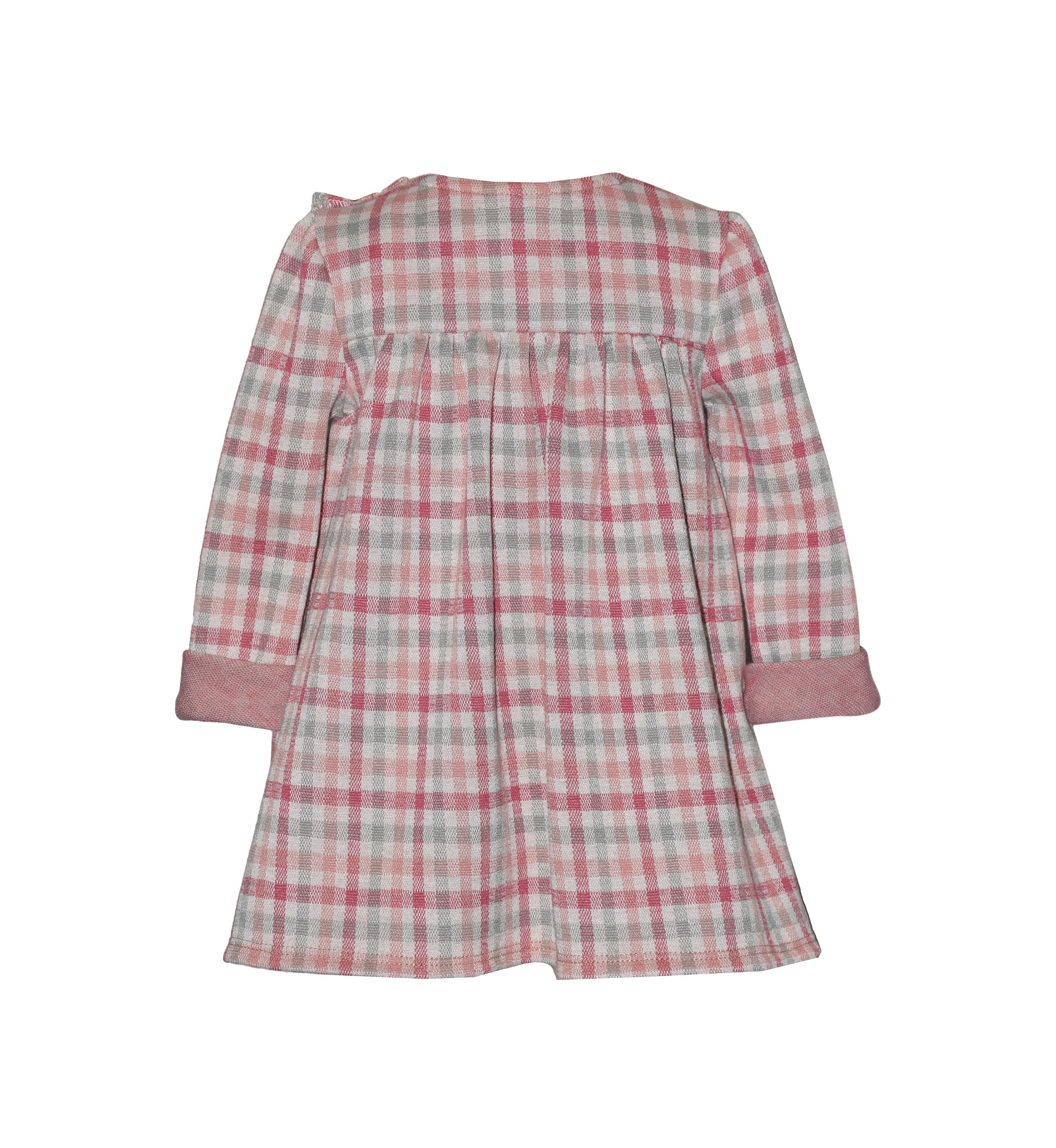 Girls 7-16  Plaid Pocket Dress