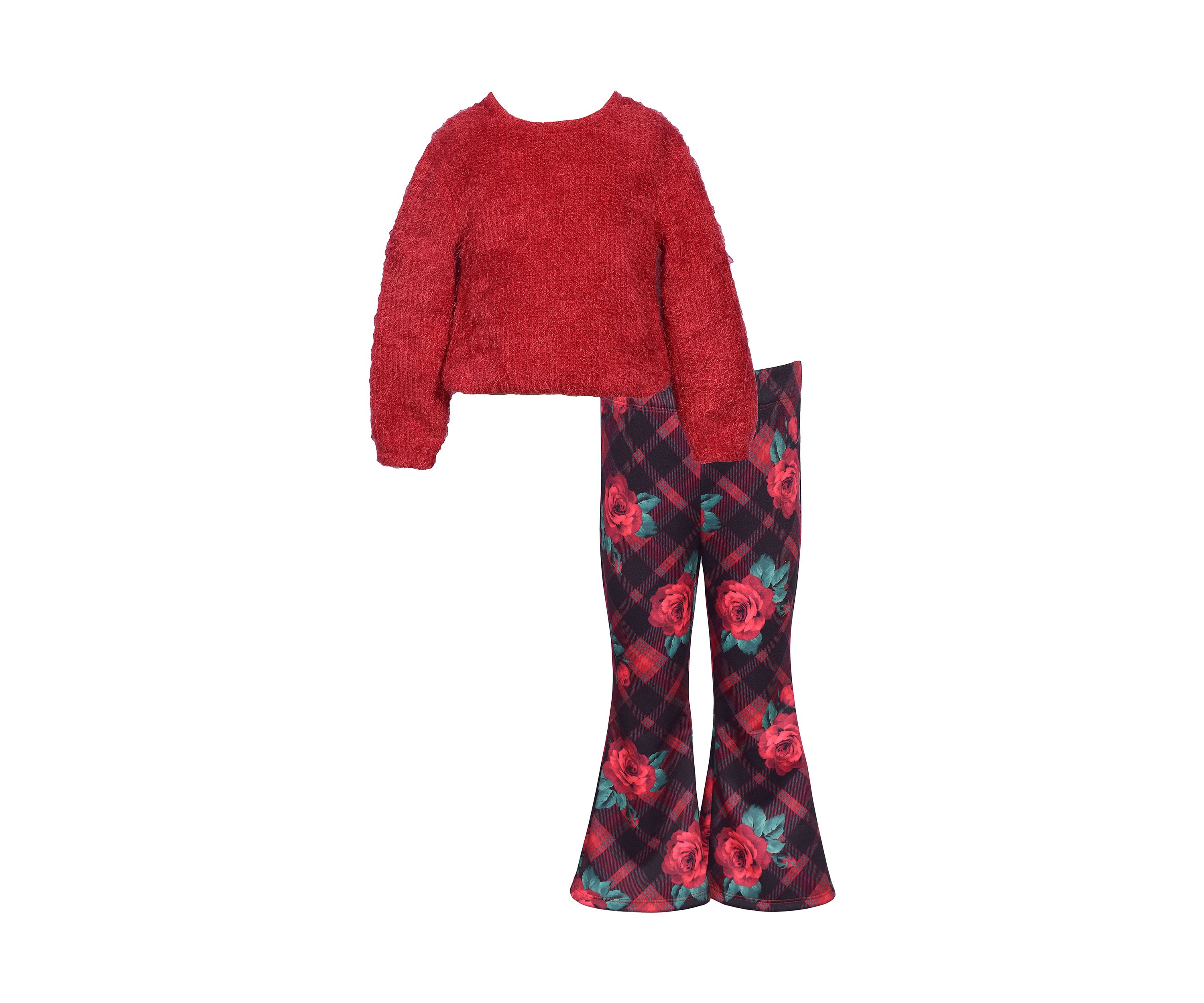 Girls 4-6x Rose Flare Set 