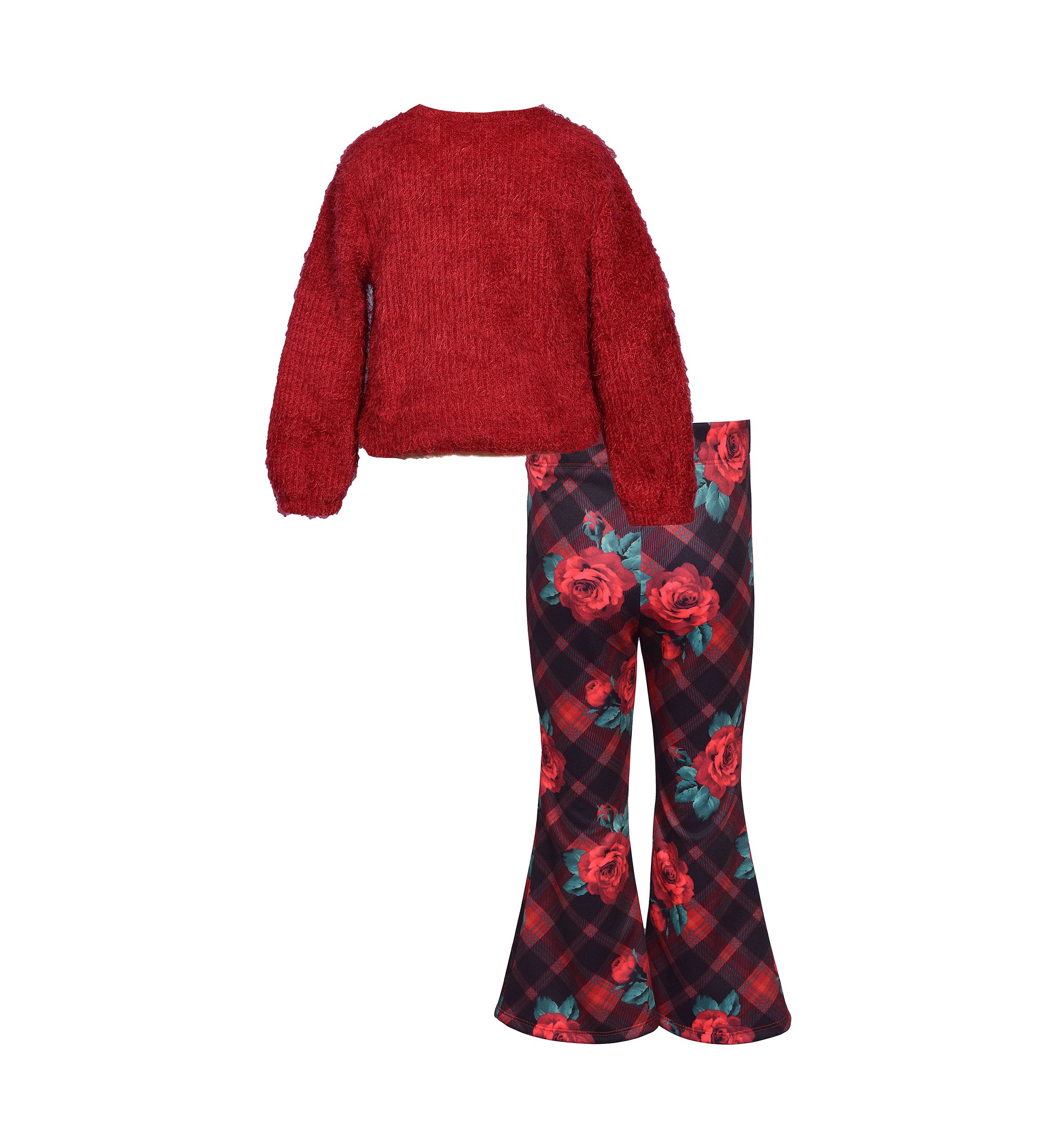 Girls 4-6x Rose Flare Set 