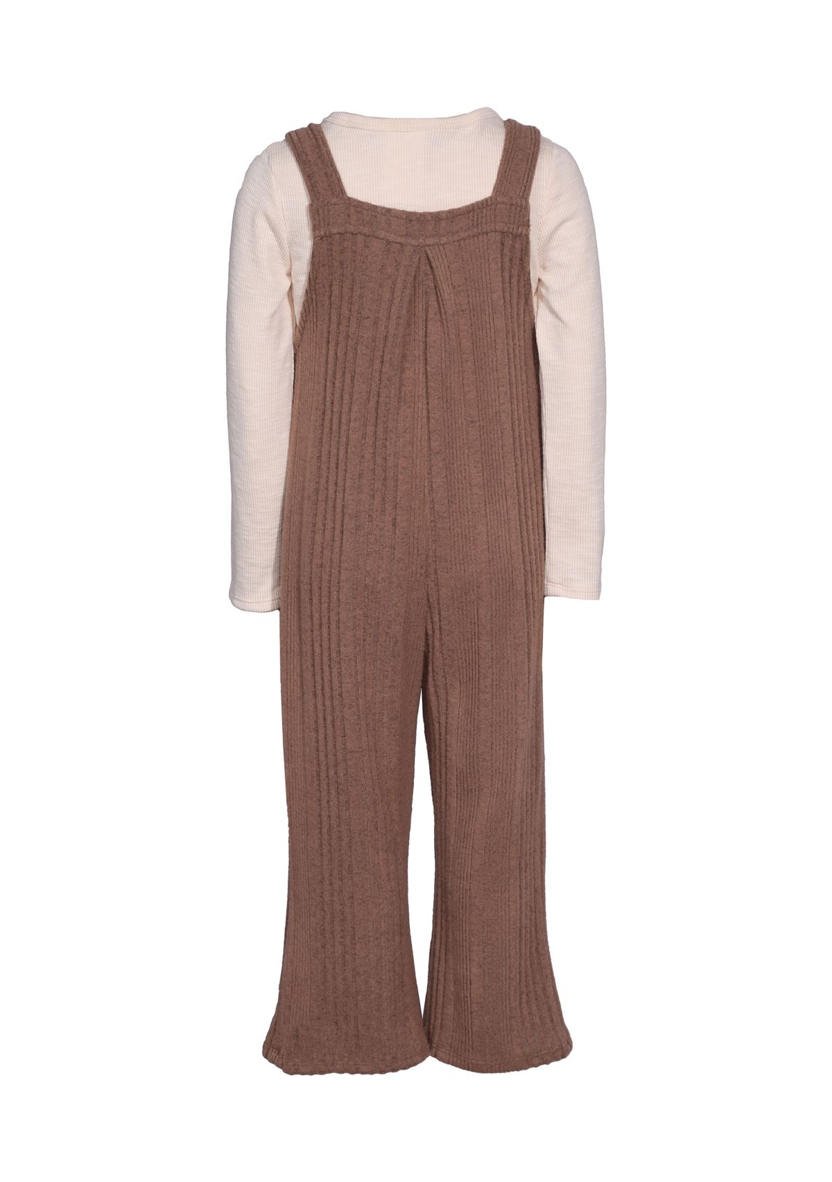 Girls 4-6x Bib-Front Knit Jumpsuit 
