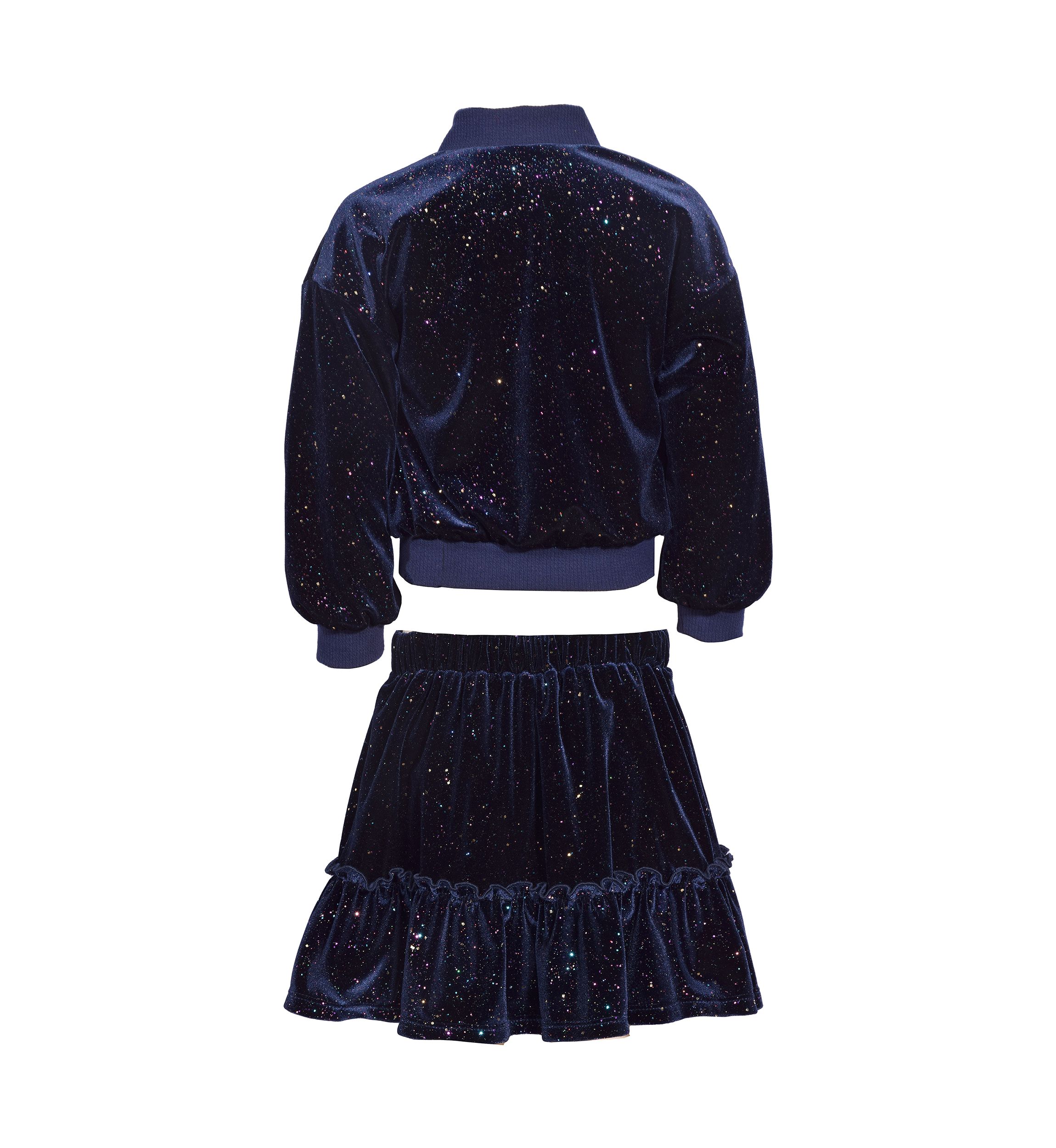 Girls 4-6x Sparkle Bomber Jacket Set