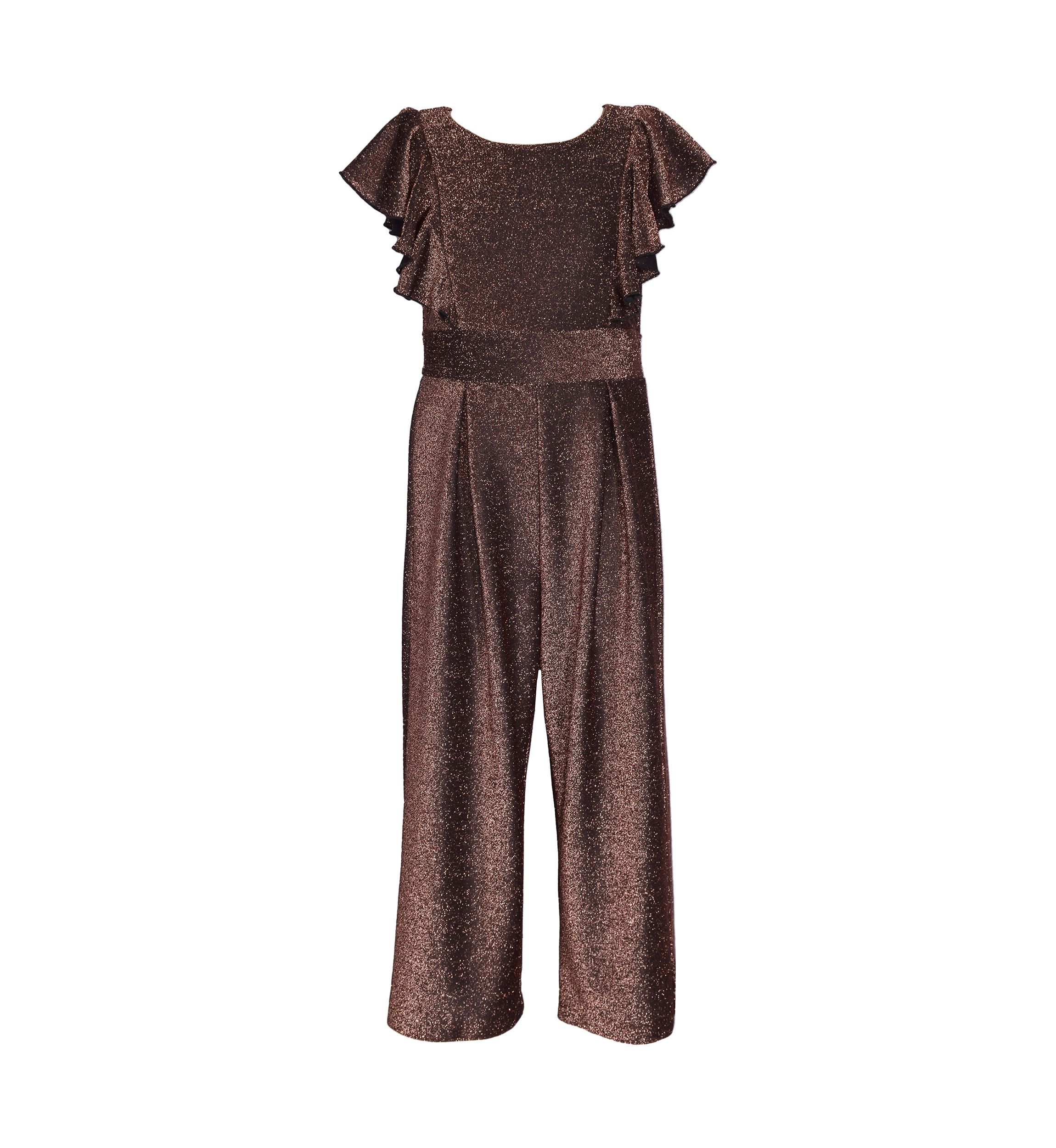 Girls 7-16 Metallic Jumper