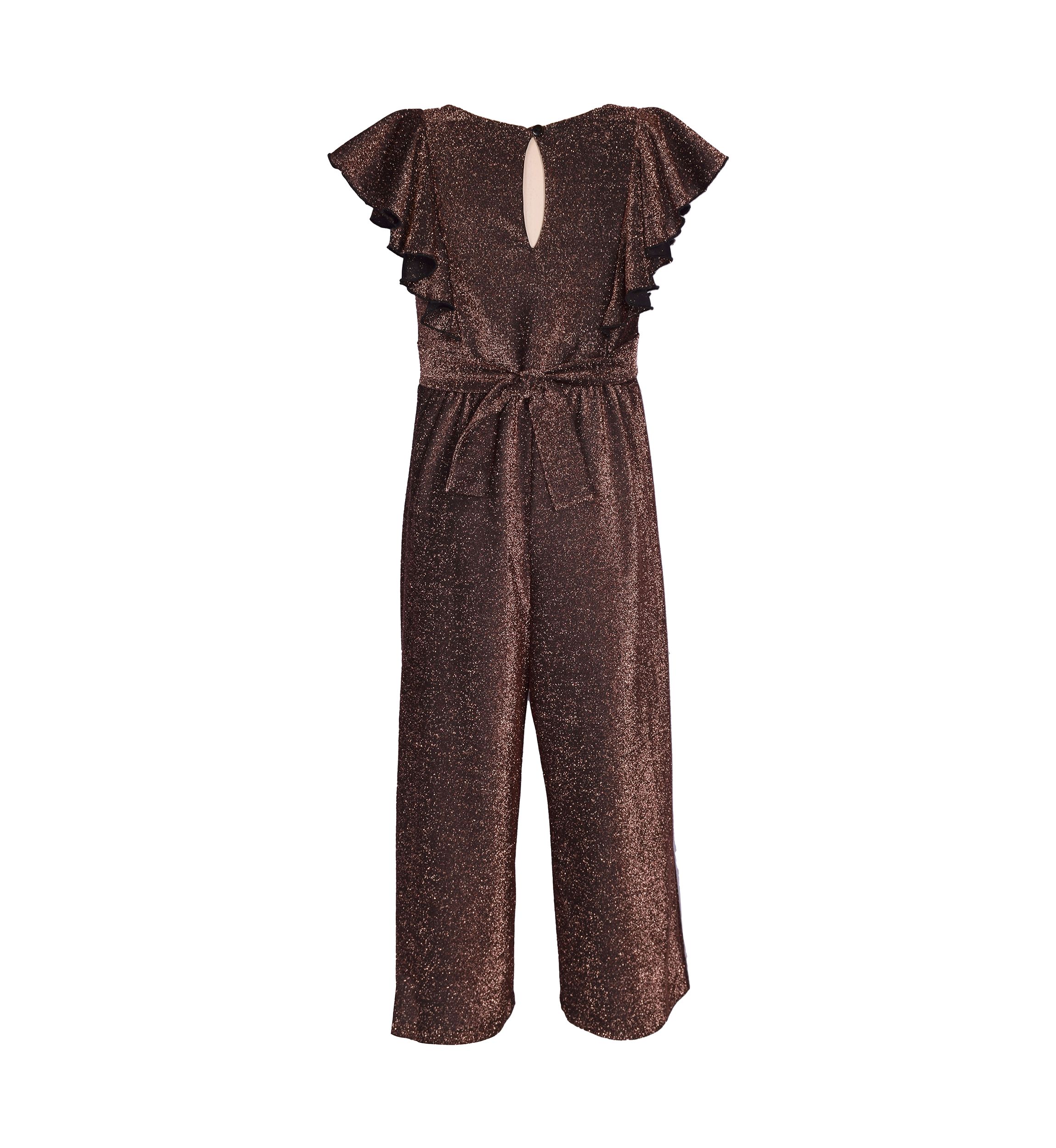 Girls 7-16 Metallic Jumper