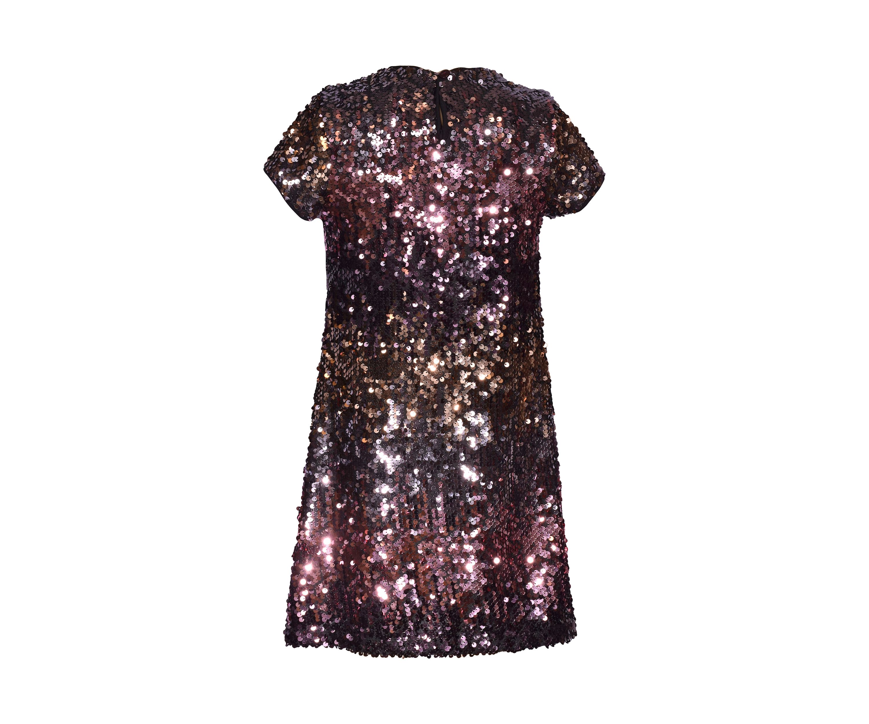 Girls 7-16 Ombré Sequin Shift Dress