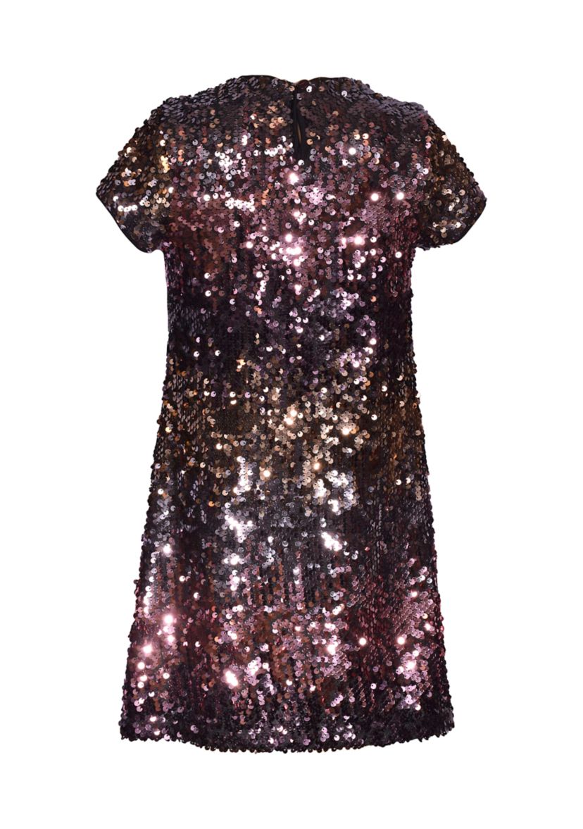 Girls 7-16 Ombré Sequin Shift Dress