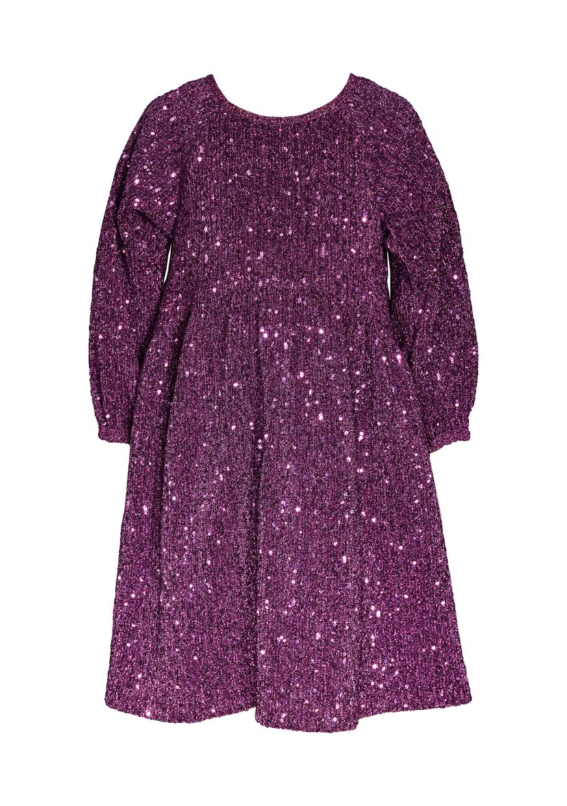 Girls 7-16 Sparkled Knit Dress
