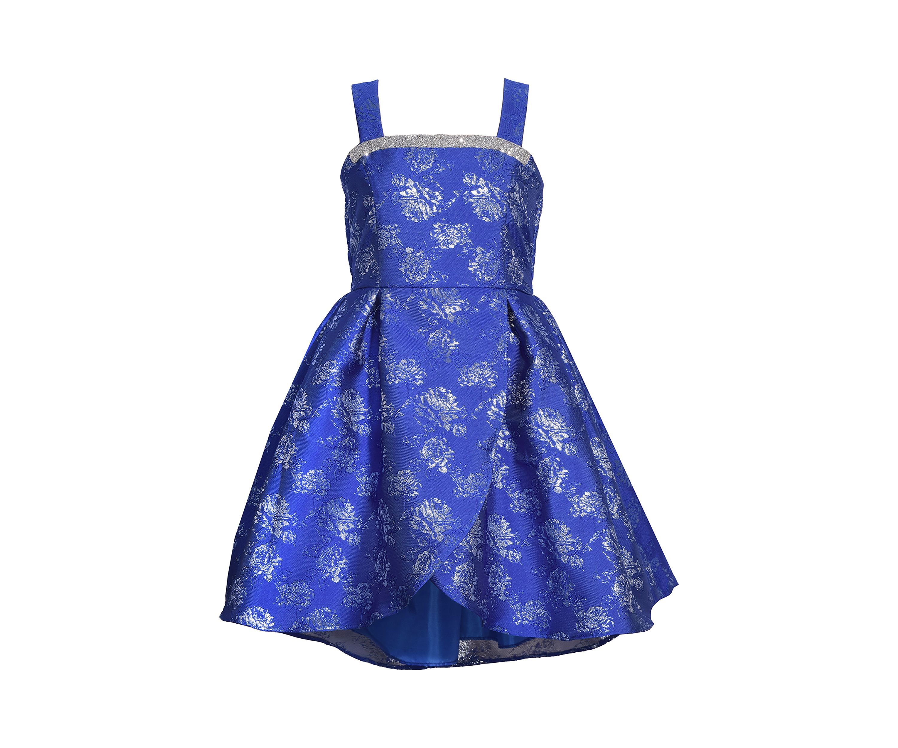 Girls 7-16 Brocade Tulip Dress
