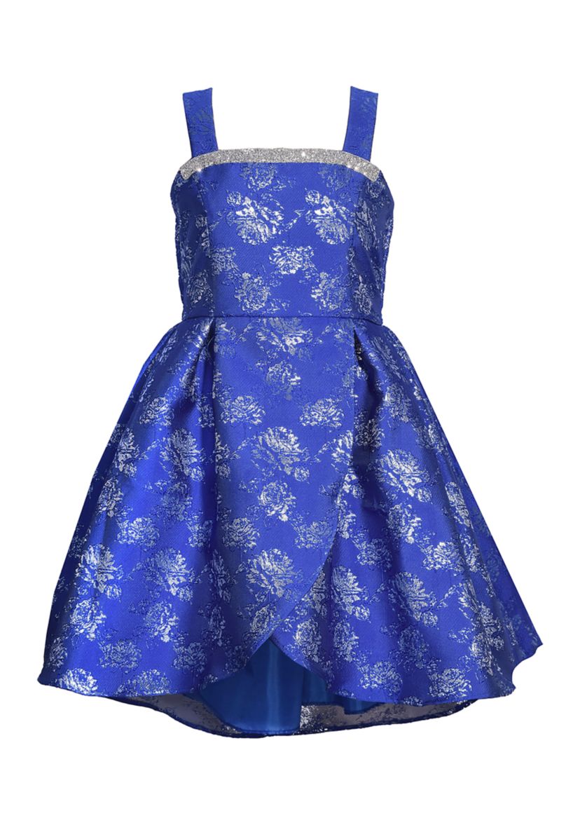 Girls 7-16 Brocade Tulip Dress