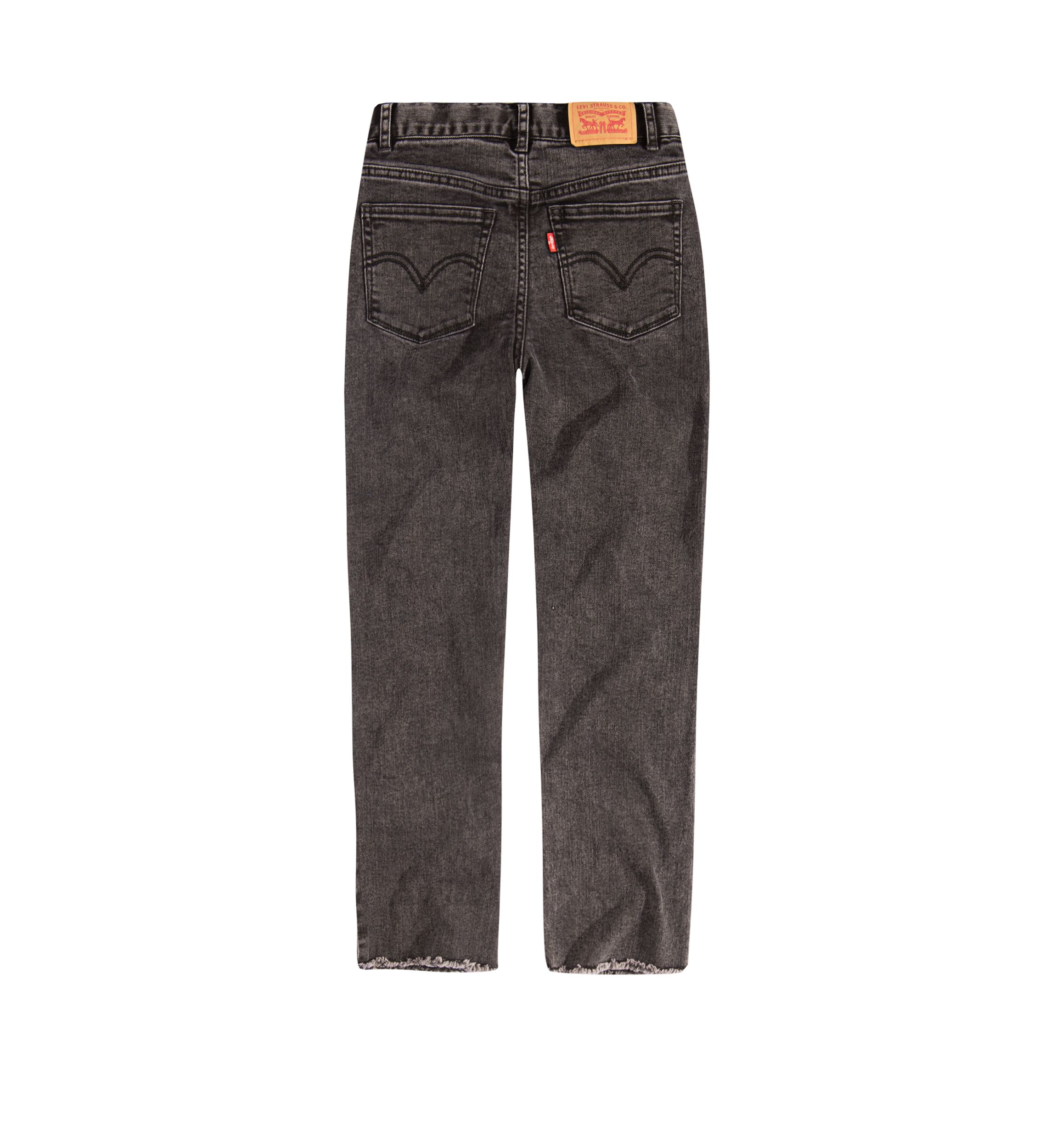 Girls 4-6x High Rise Ankle Straight Jeans