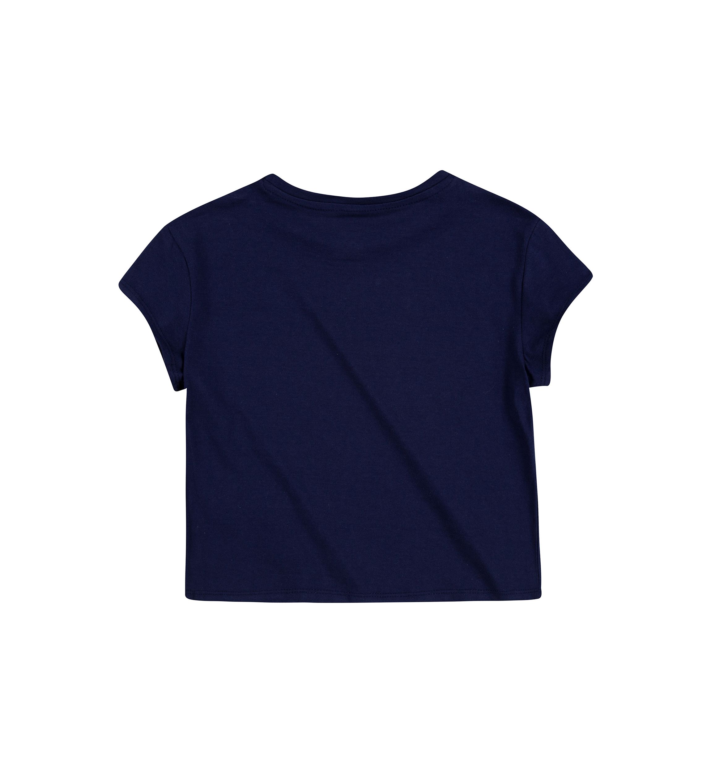 Girls 4-6x Drop Shoulder Box Logo Graphic T-Shirt