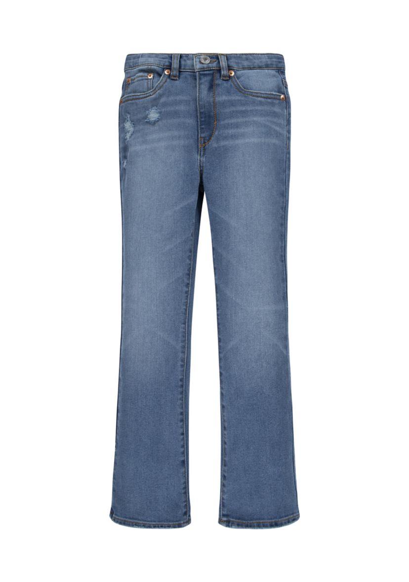 Girls 4-6x High Rise Flare Jeans