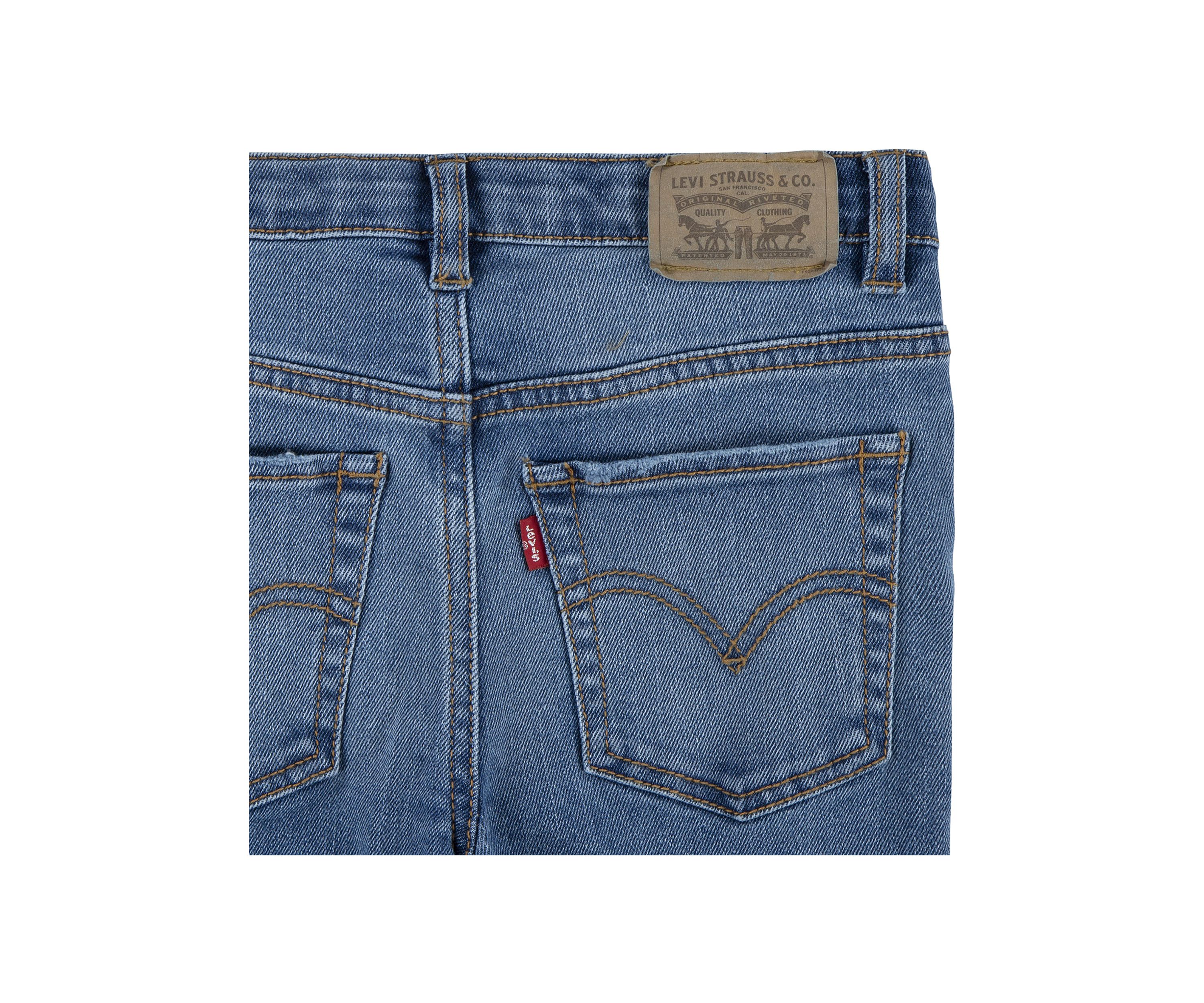 Girls 4-6x High Rise Flare Jeans