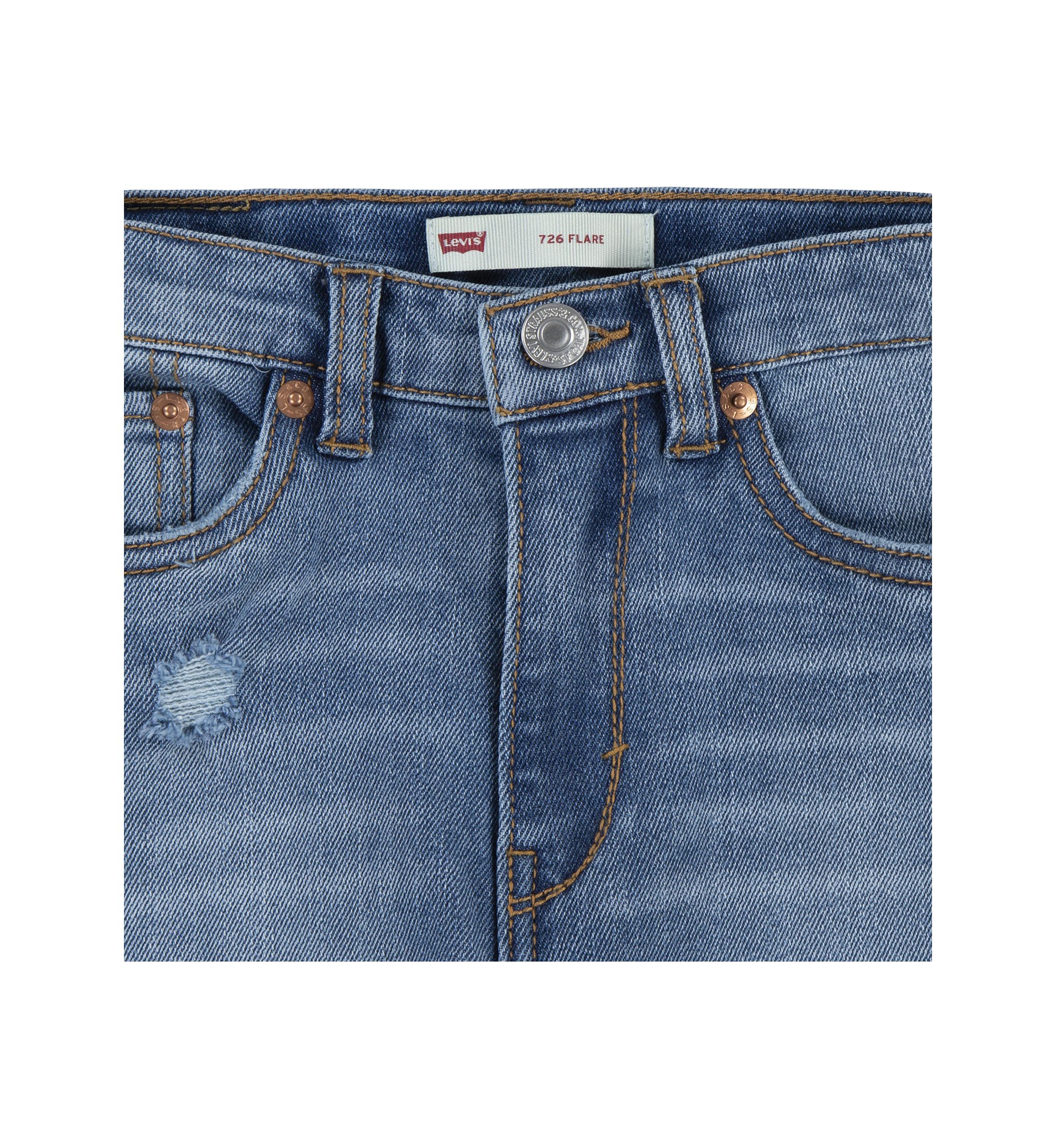 Girls 4-6x High Rise Flare Jeans