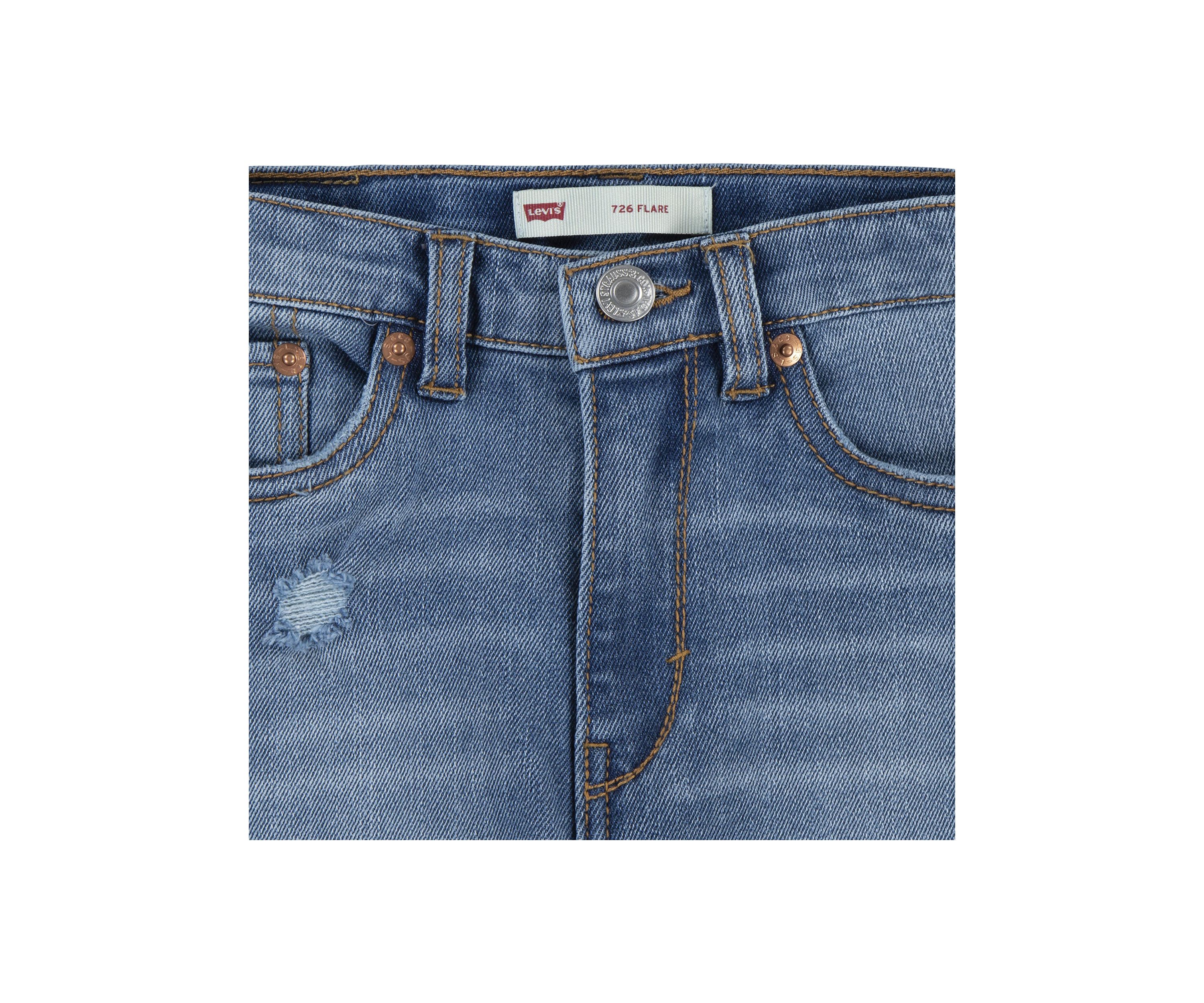 Girls 4-6x High Rise Flare Jeans