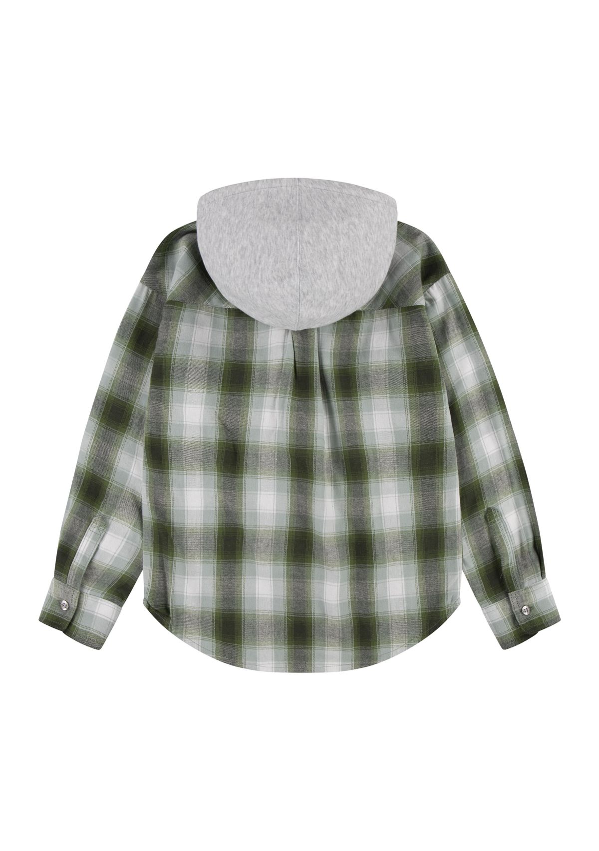 Girls 4-6x Woven Top with Hood