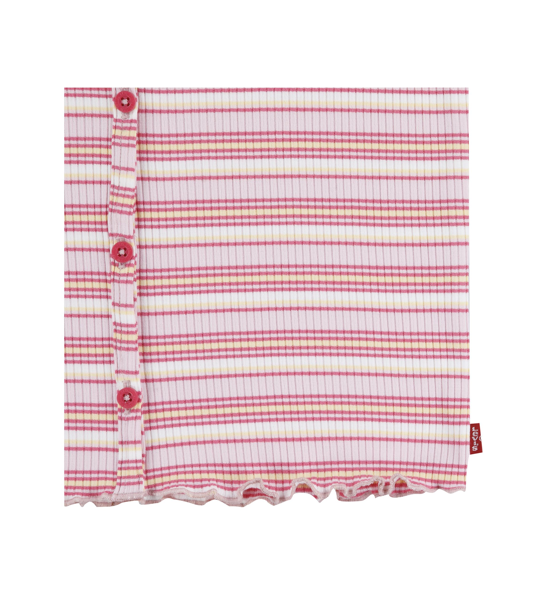 Girls 4-6x Short Sleeve Striped Meet and Greet Top