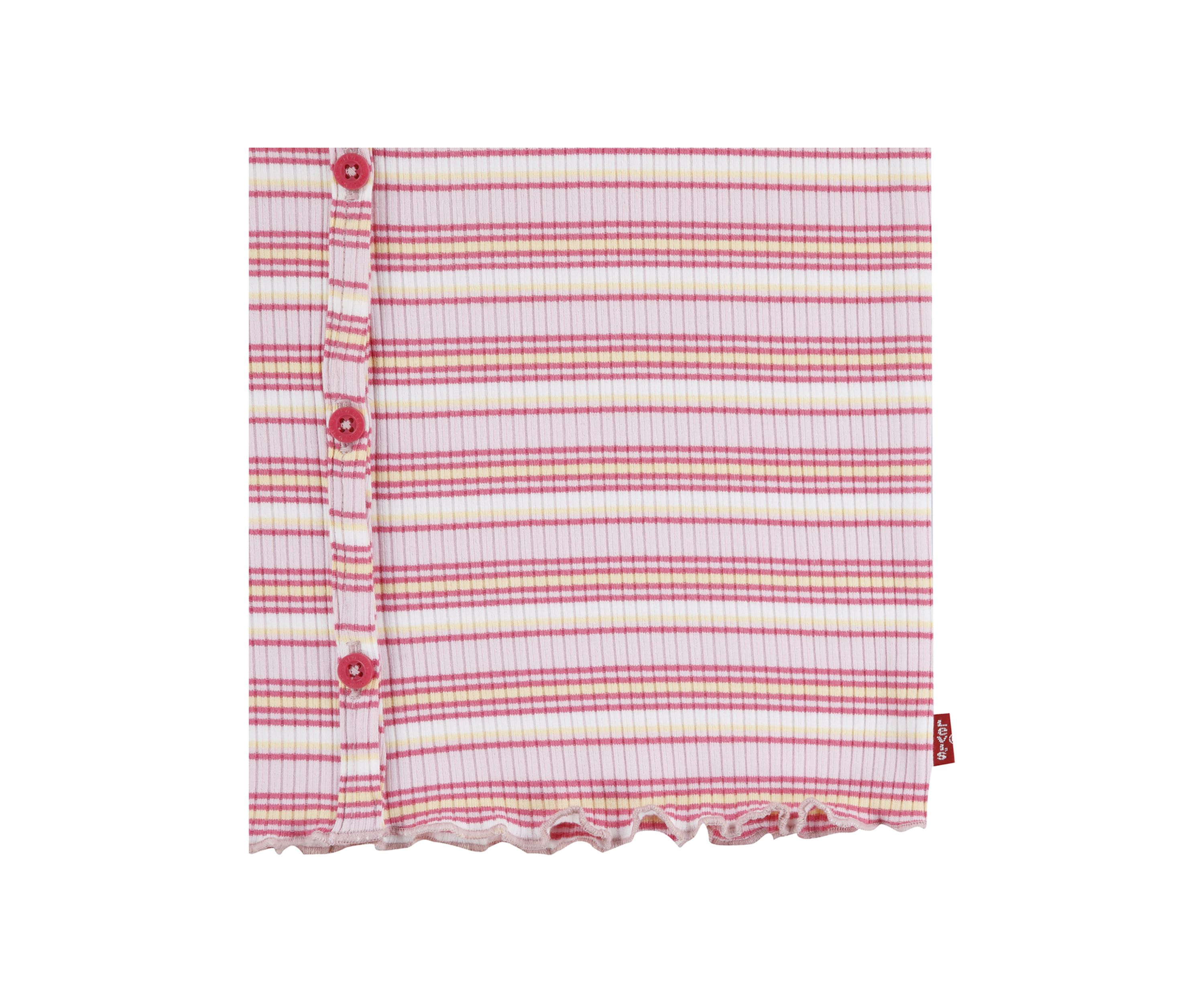 Girls 4-6x Short Sleeve Striped Meet and Greet Top