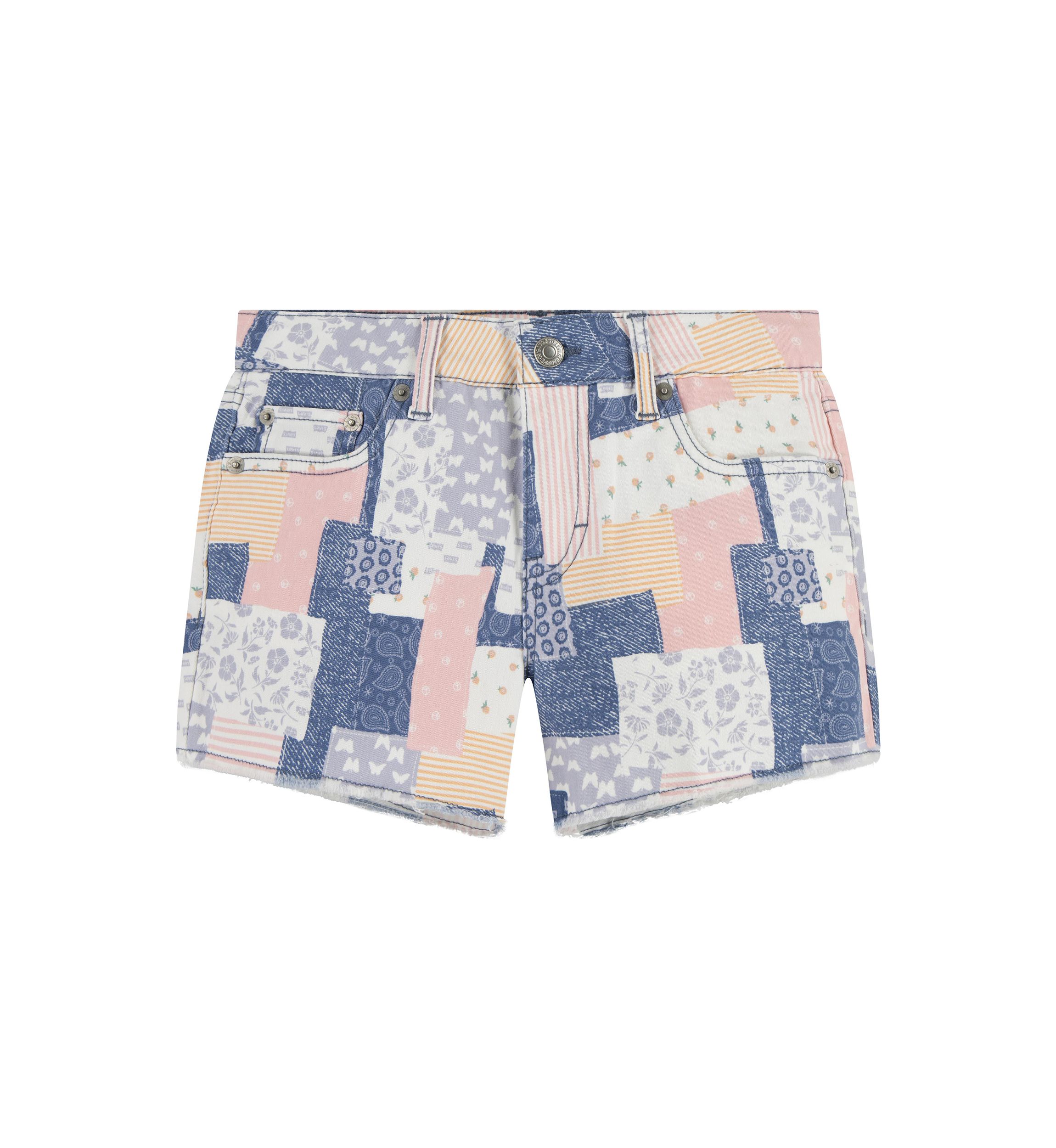 Girls 4-6x Printed Fray Shorts