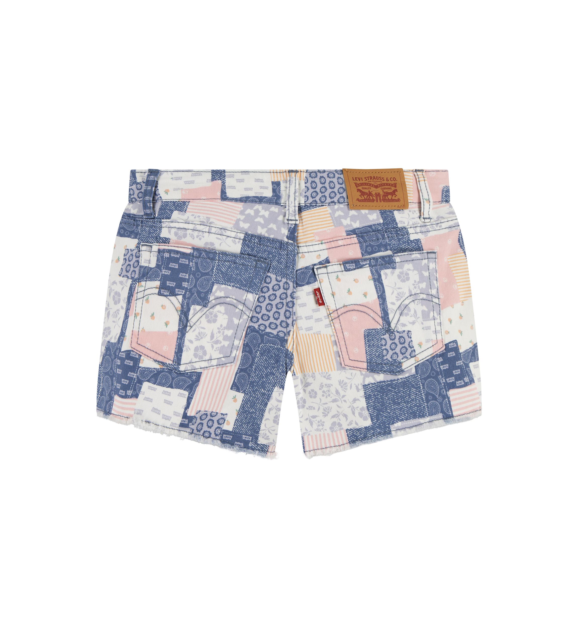 Girls 4-6x Printed Fray Shorts