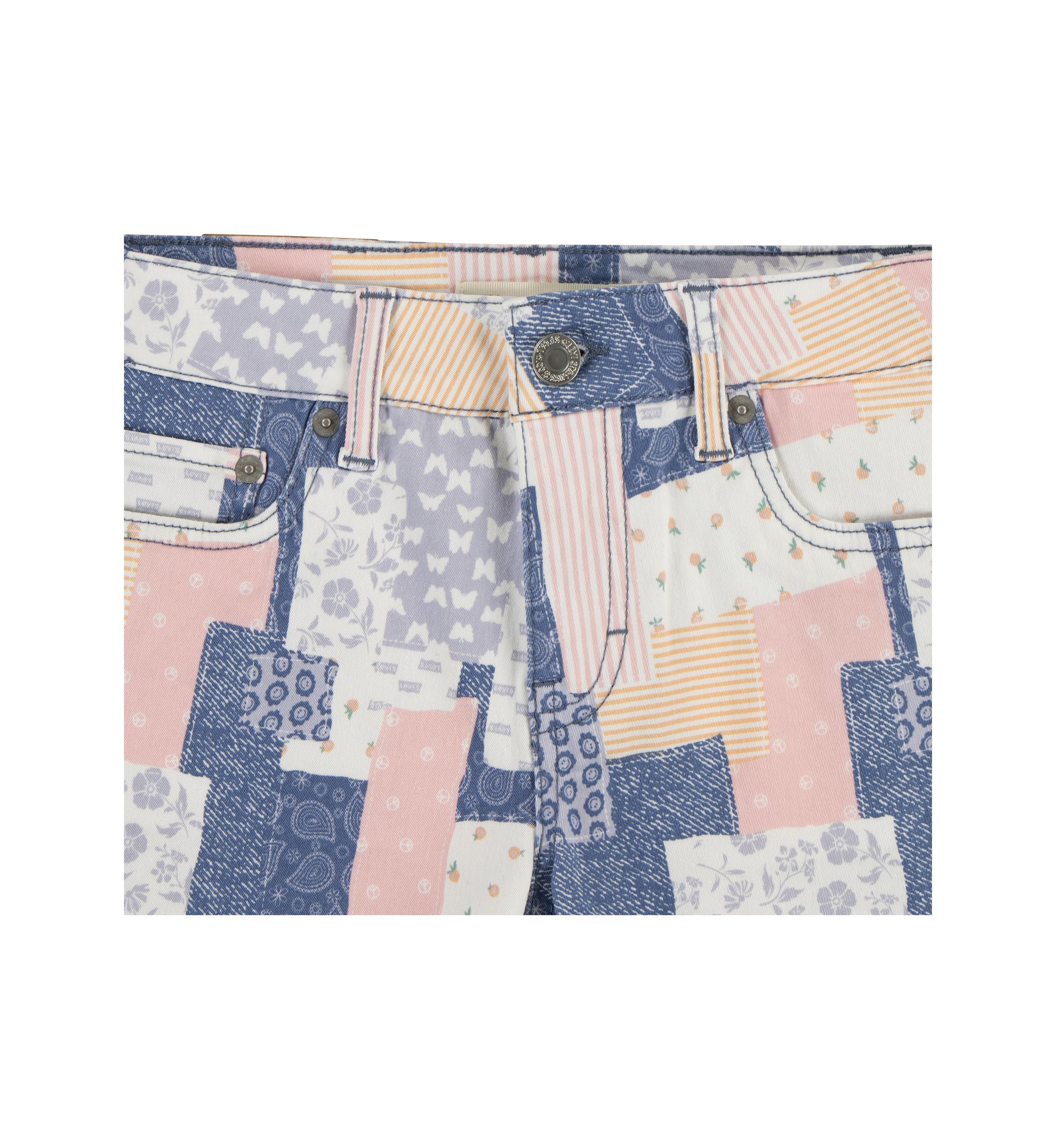 Girls 4-6x Printed Fray Shorts