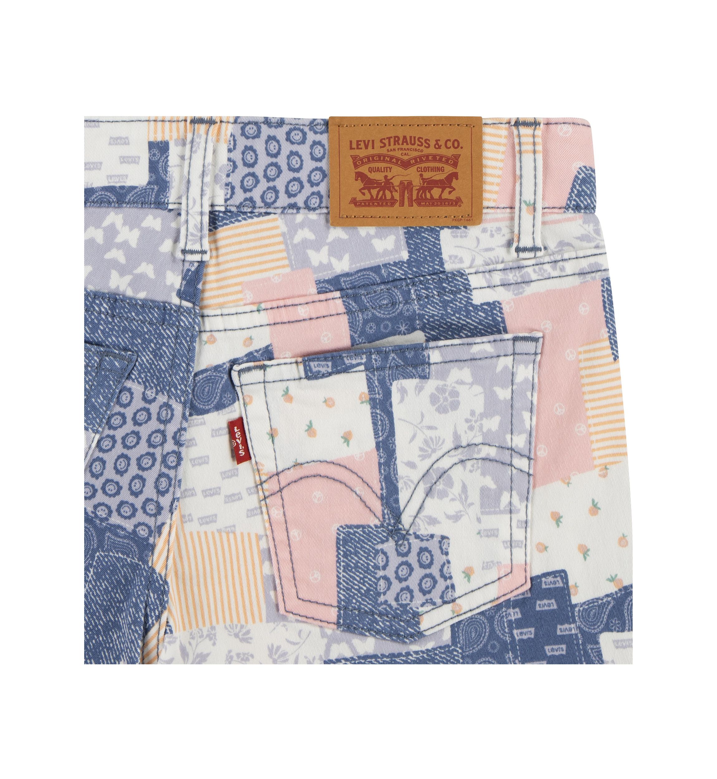 Girls 4-6x Printed Fray Shorts