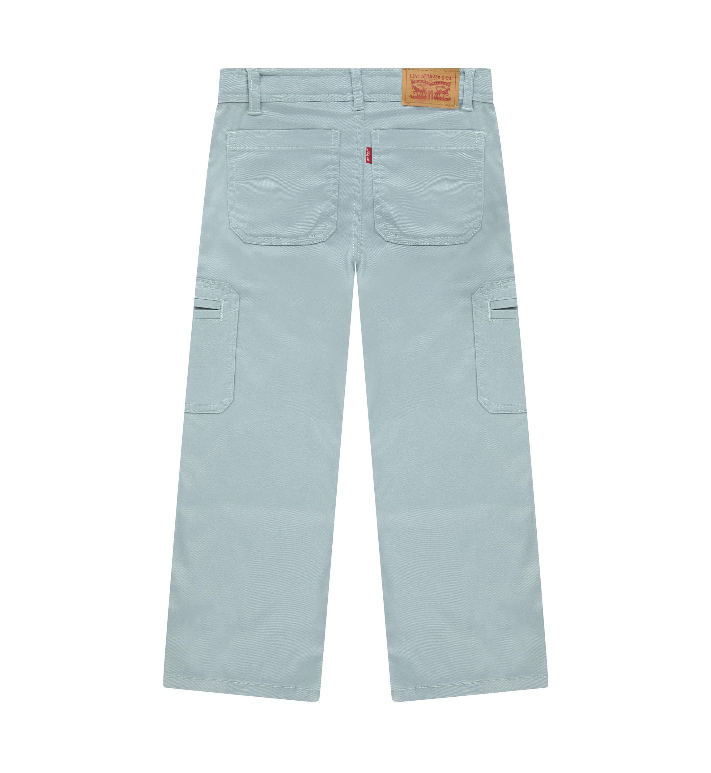 Girls 4-6x Lightweight Wide Cargo Pants