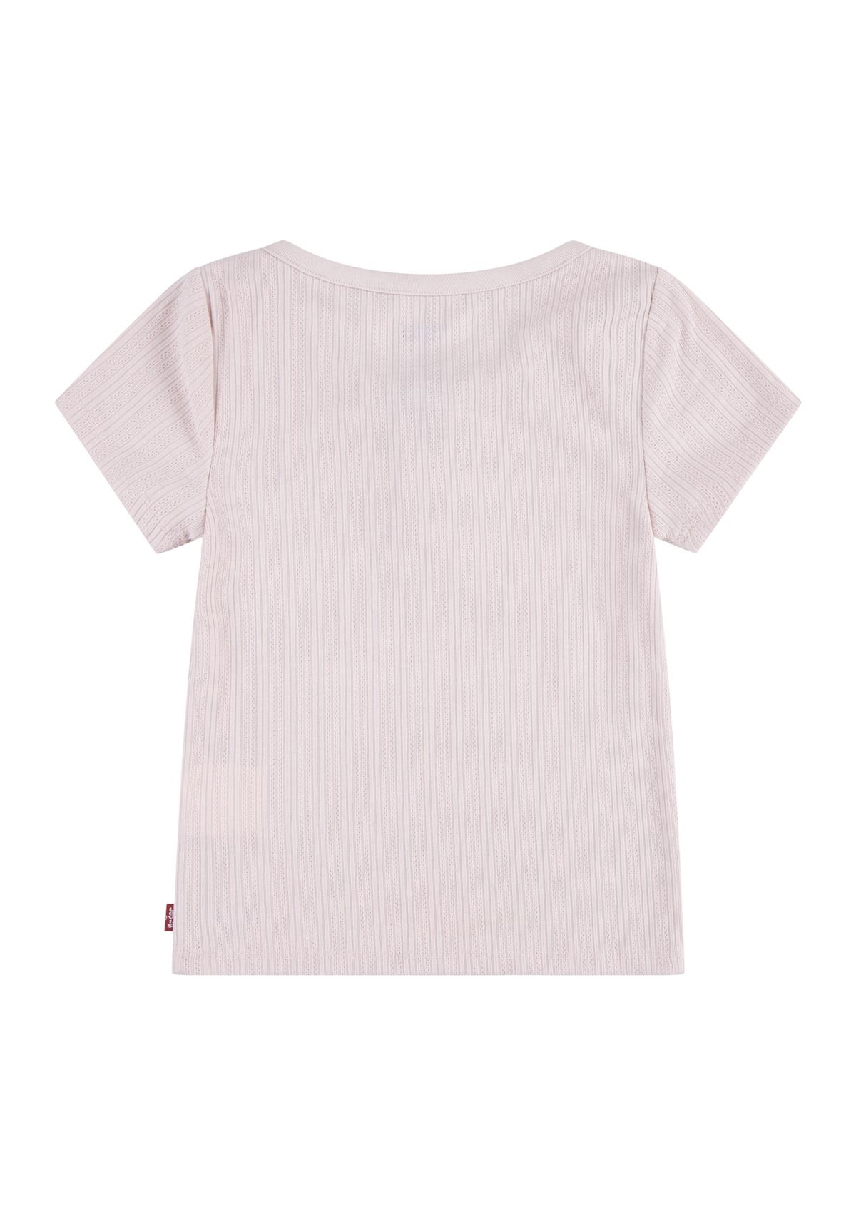 Girls 4-6x Ribbed Knit Babydoll Top