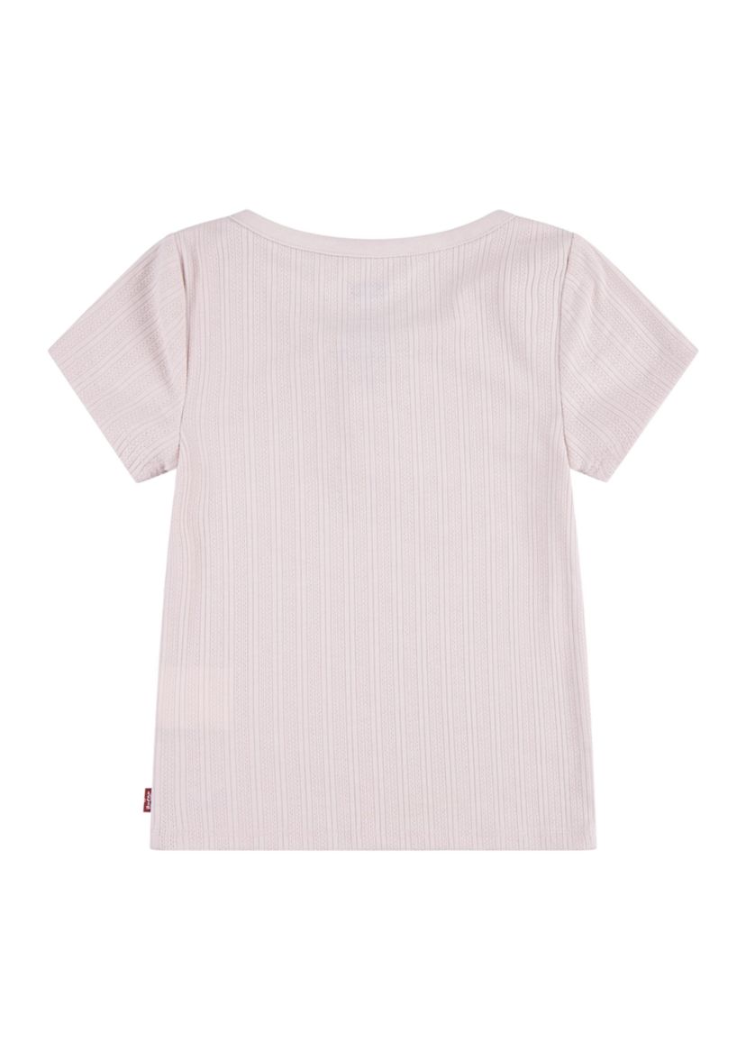 Girls 4-6x Ribbed Knit Babydoll Top