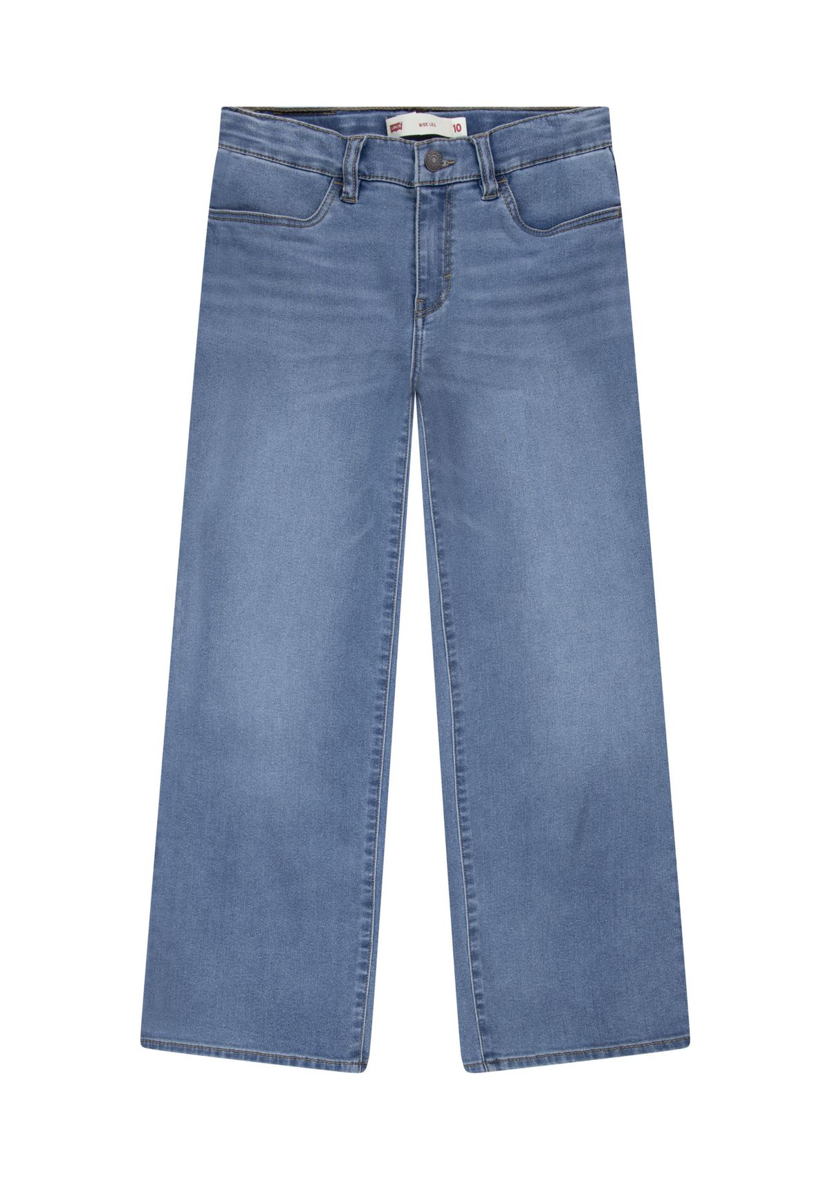 Girls 4-6x Wide Leg Denim Jeans