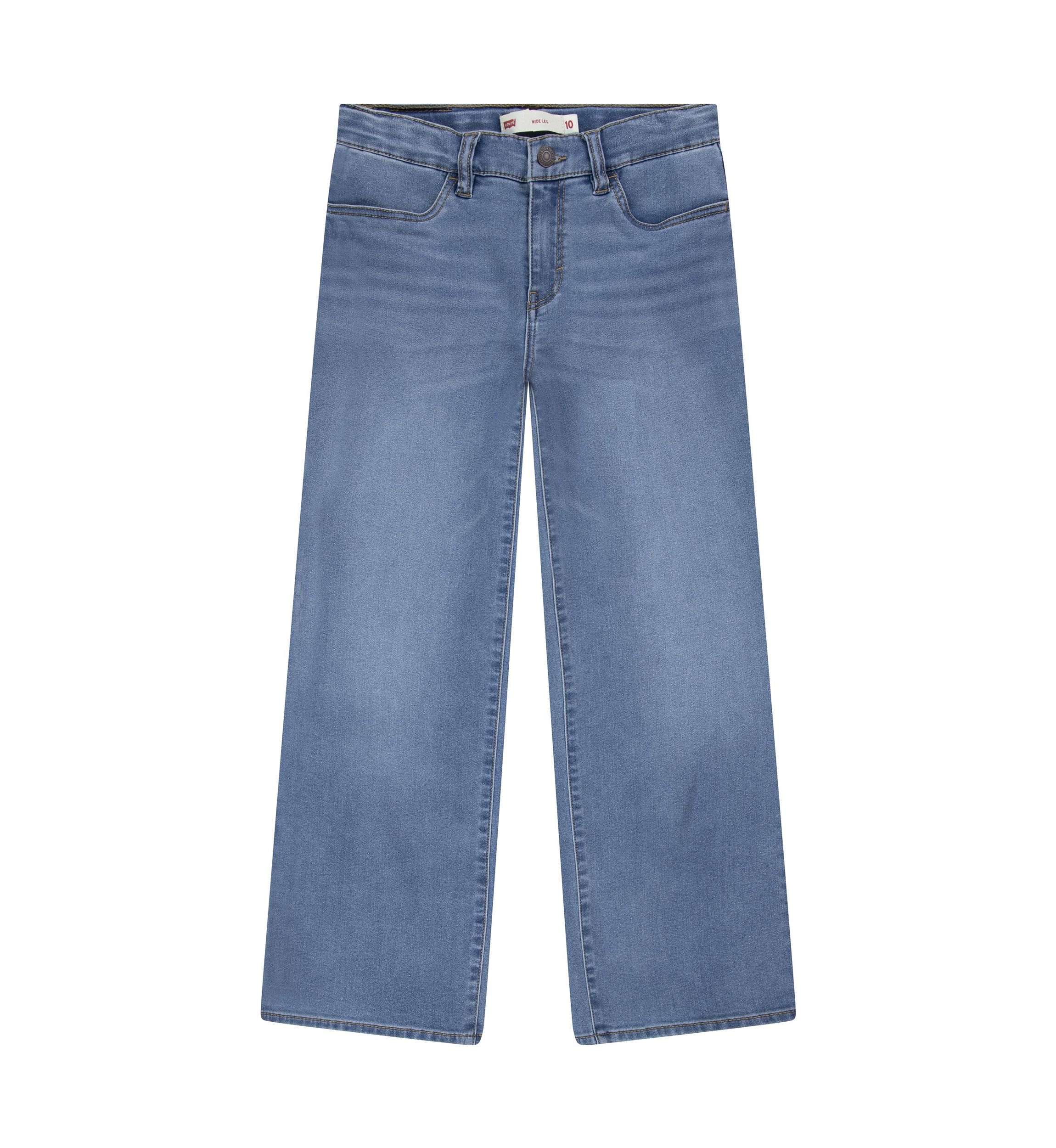Girls 4-6x Wide Leg Denim Jeans