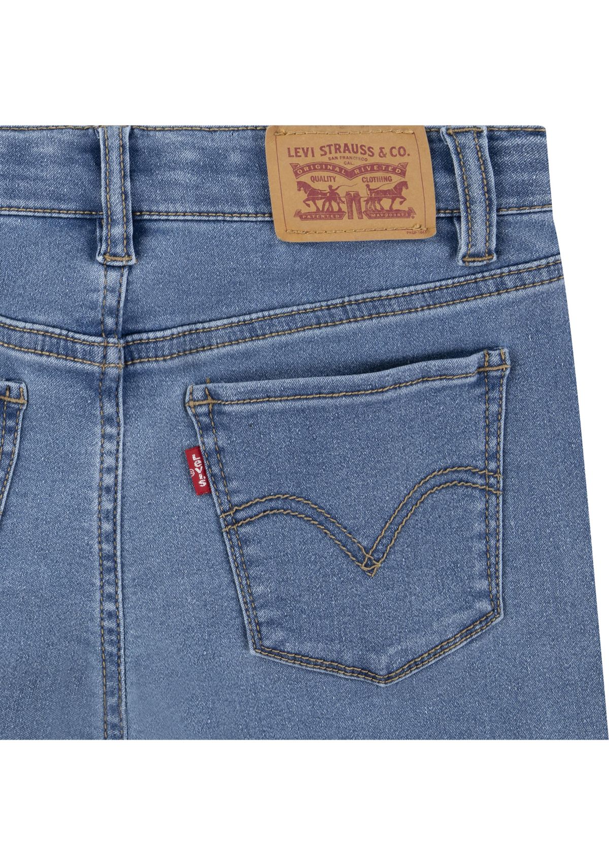 Girls 4-6x Wide Leg Denim Jeans