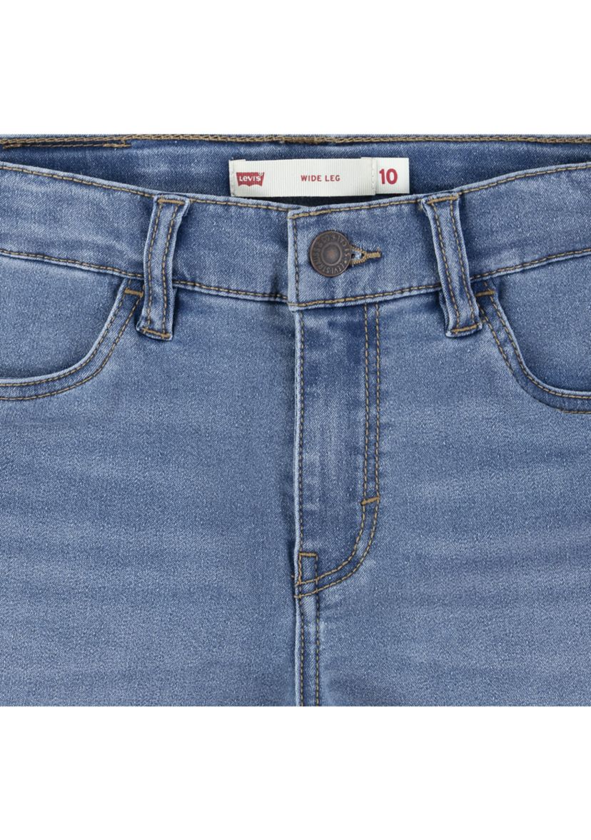 Girls 4-6x Wide Leg Denim Jeans