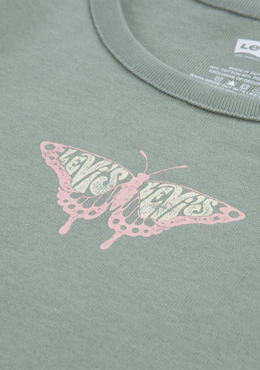 Girls 4-6x Double Layer Knit Top