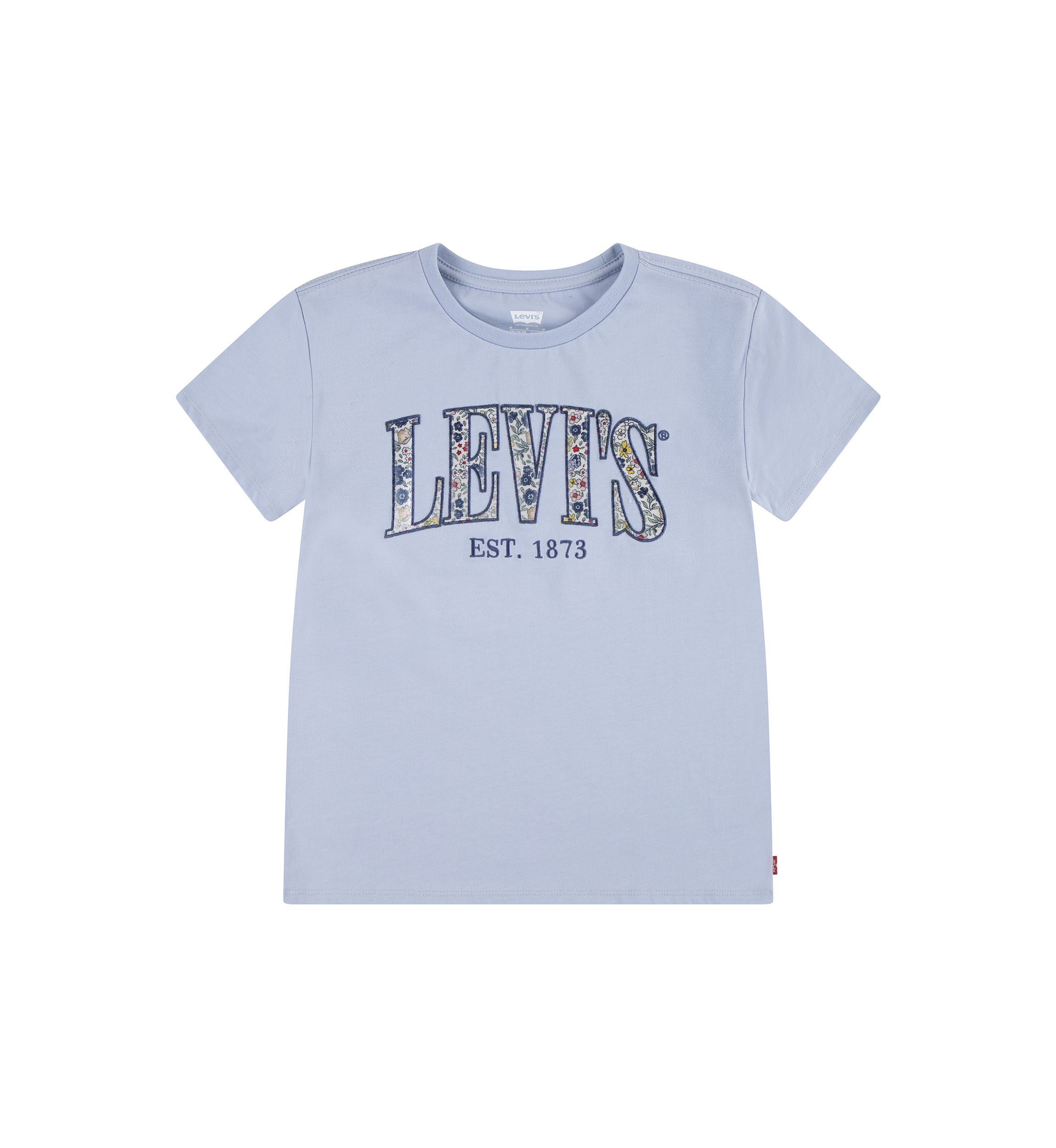 Girls 4-6x Floral Logo Graphic T-Shirt