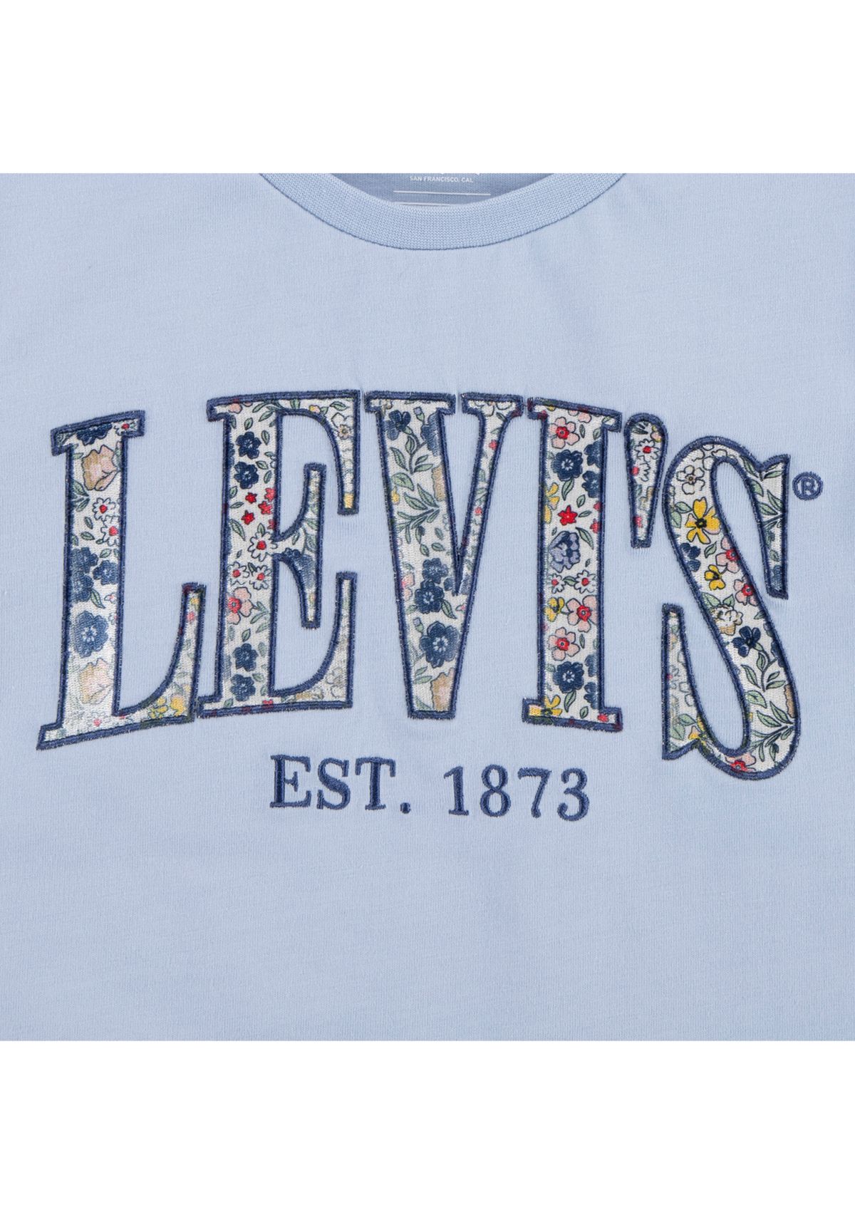 Girls 4-6x Floral Logo Graphic T-Shirt
