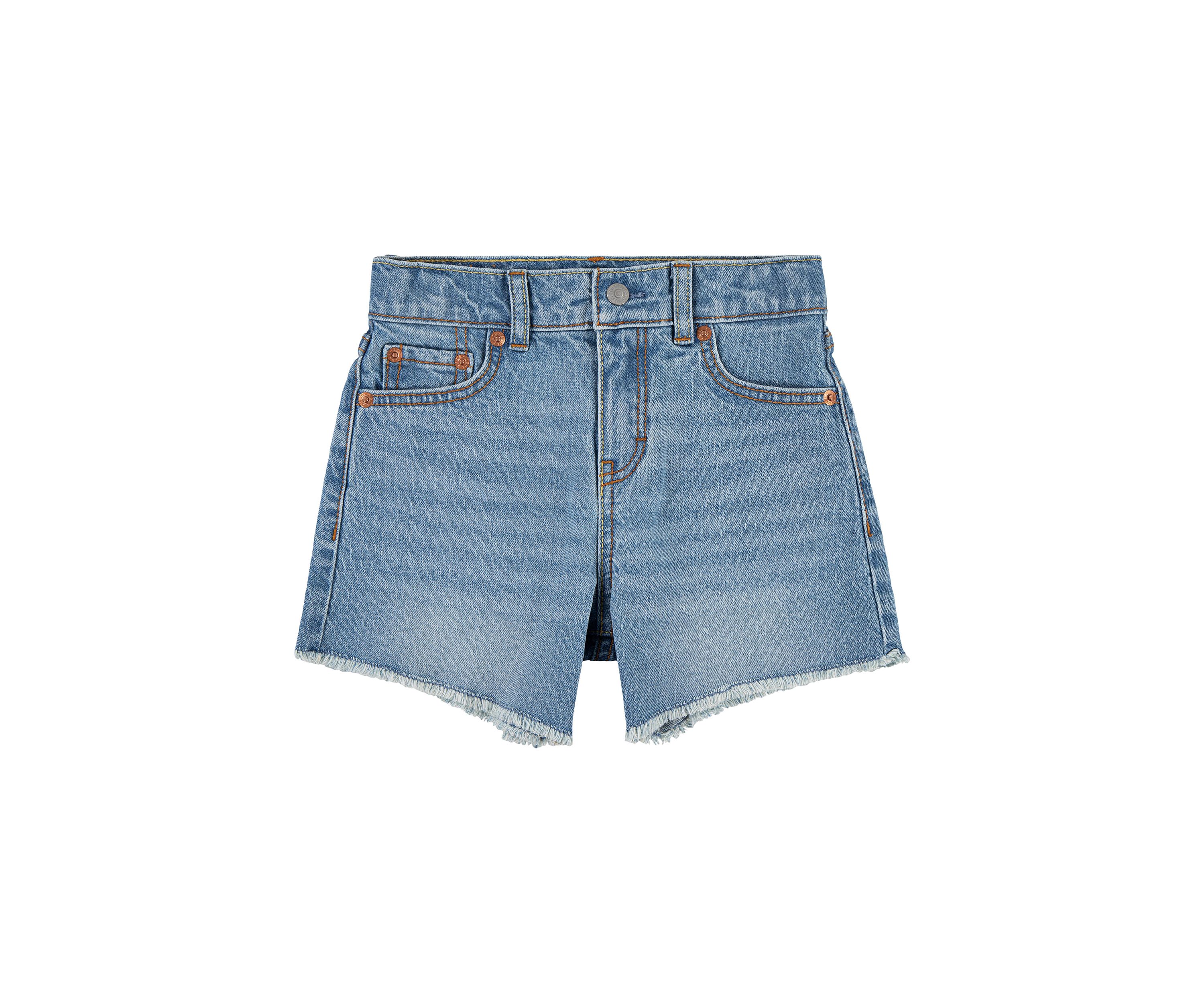 Girls 4-6x Denim A-Line Shorts
