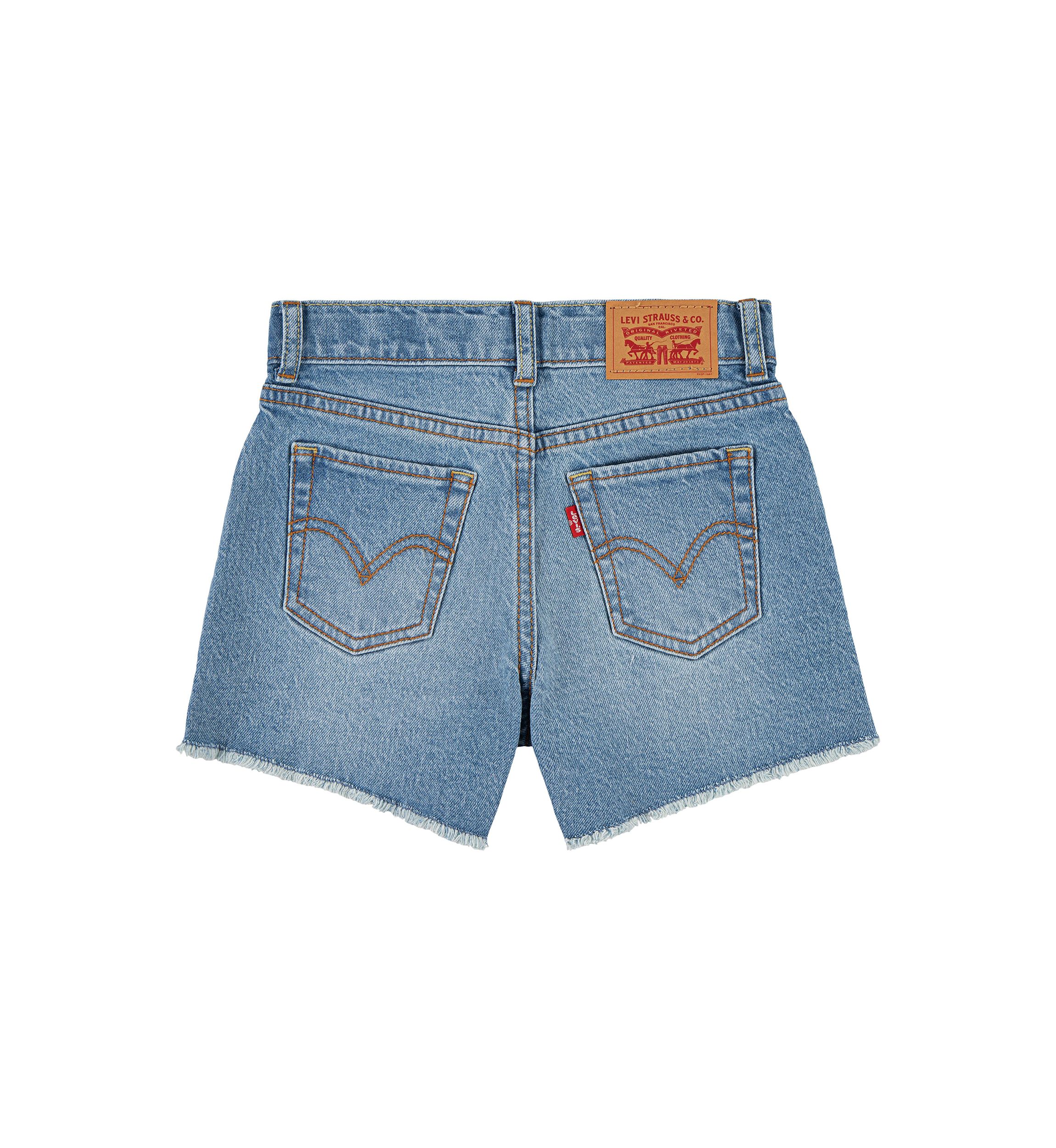Girls 4-6x Denim A-Line Shorts