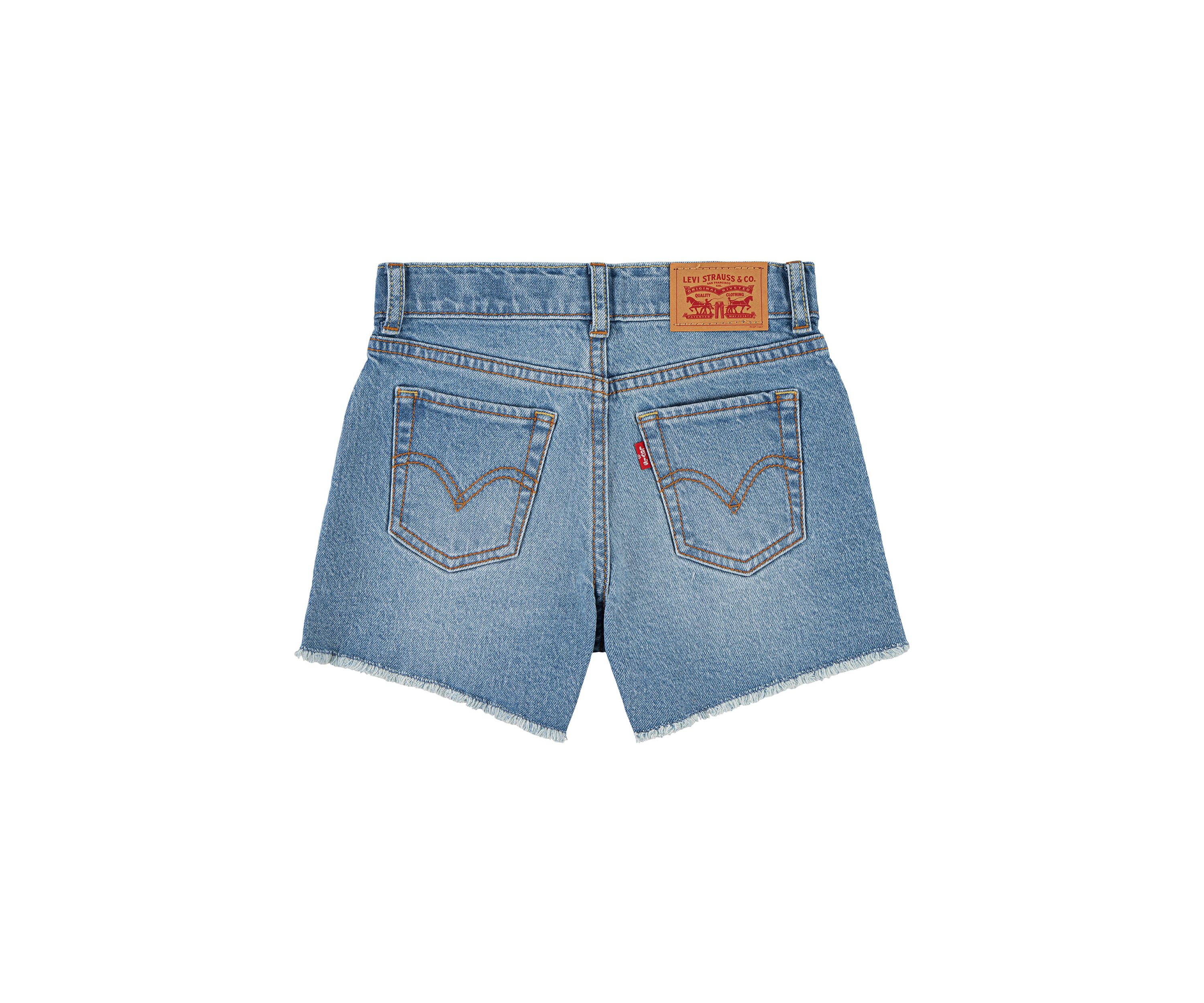 Girls 4-6x Denim A-Line Shorts