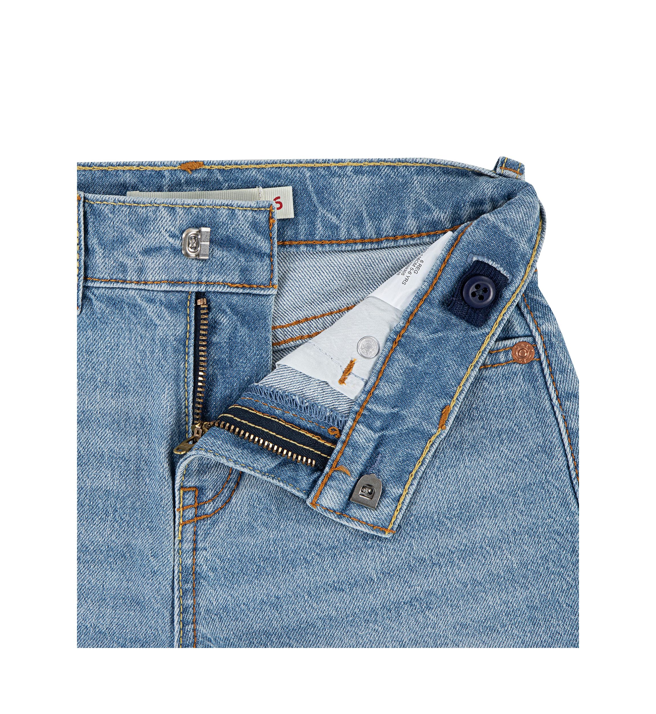 Girls 4-6x Denim A-Line Shorts