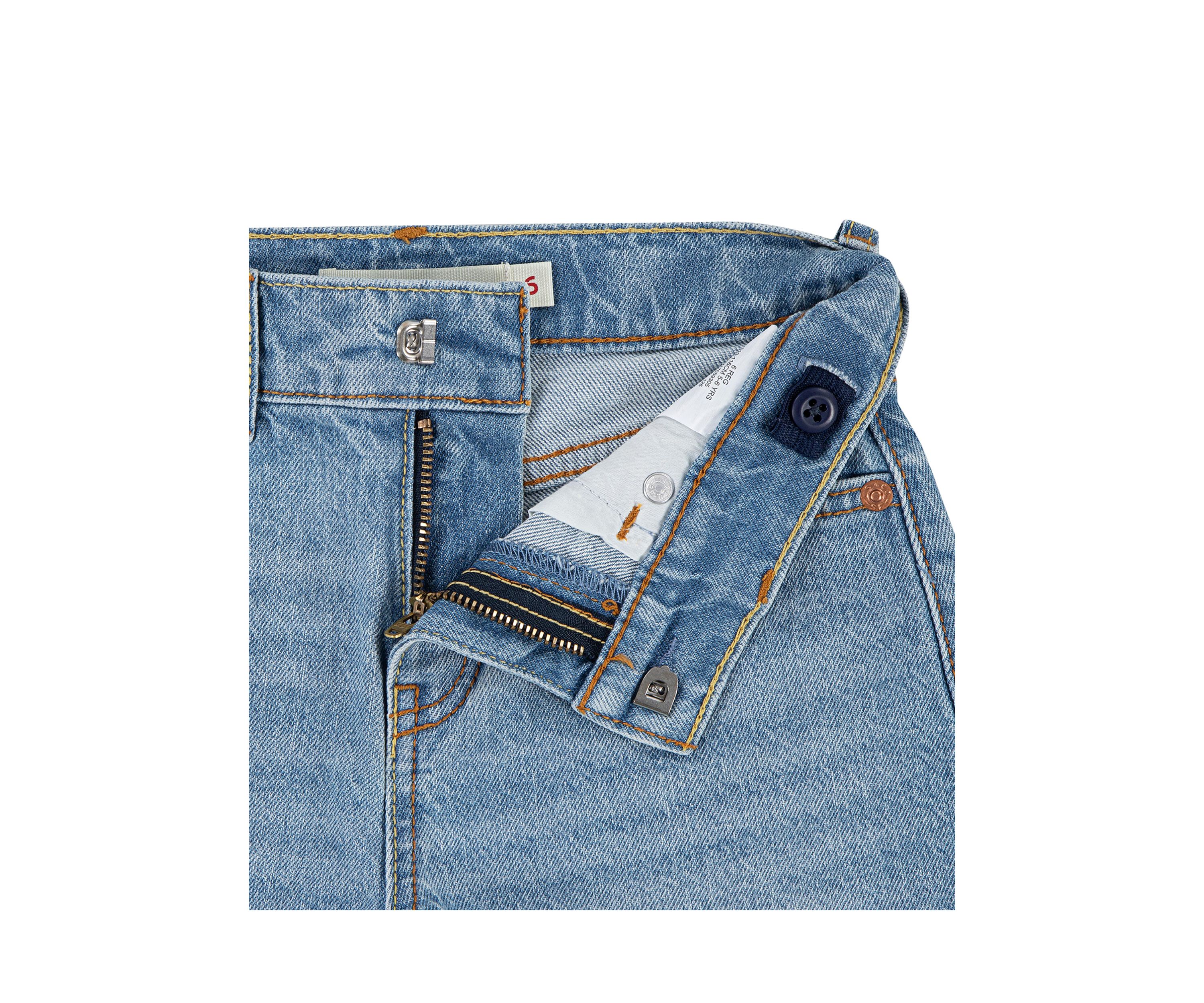 Girls 4-6x Denim A-Line Shorts