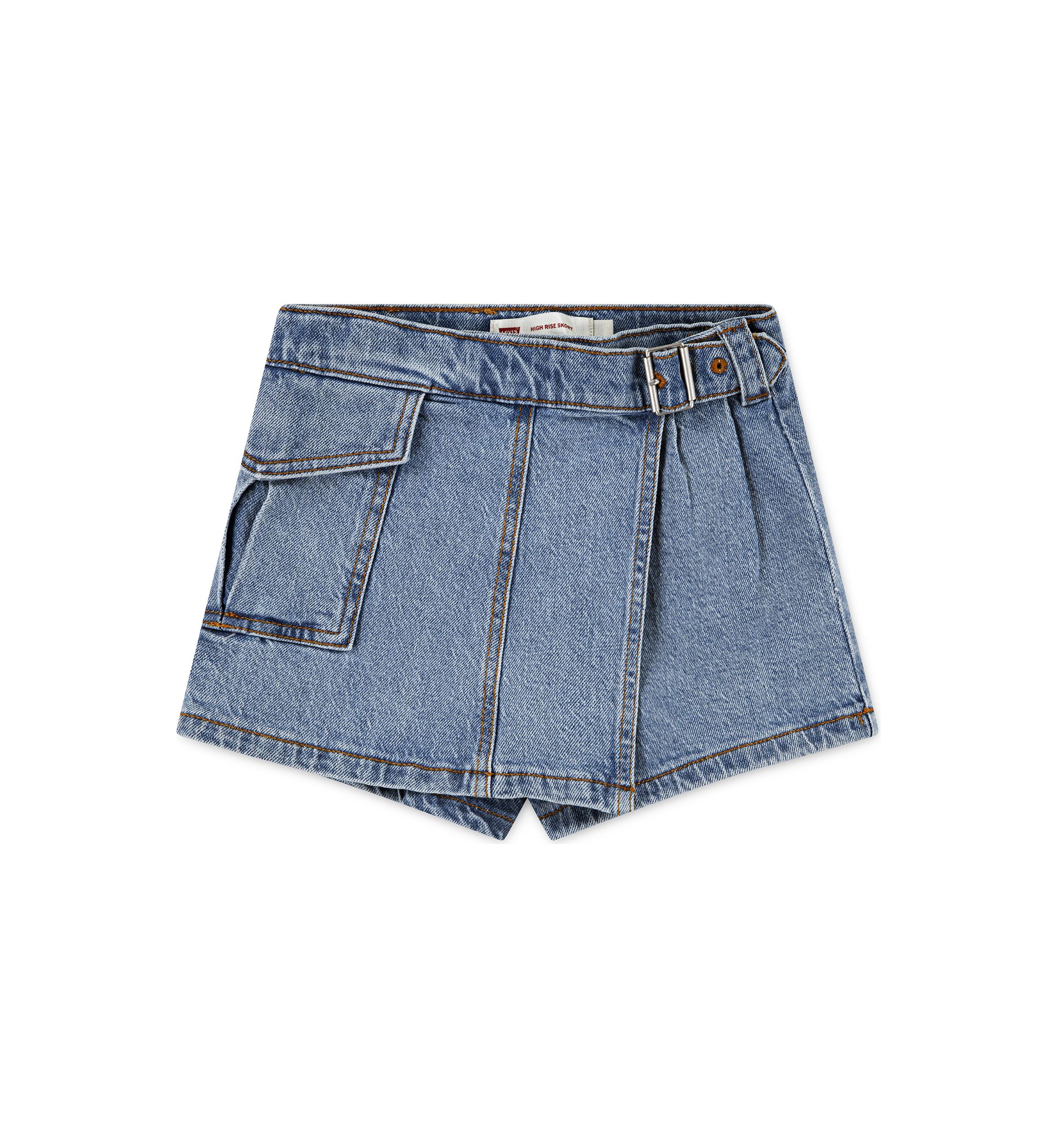 Girls 4-6x High Rise Cargo Skort