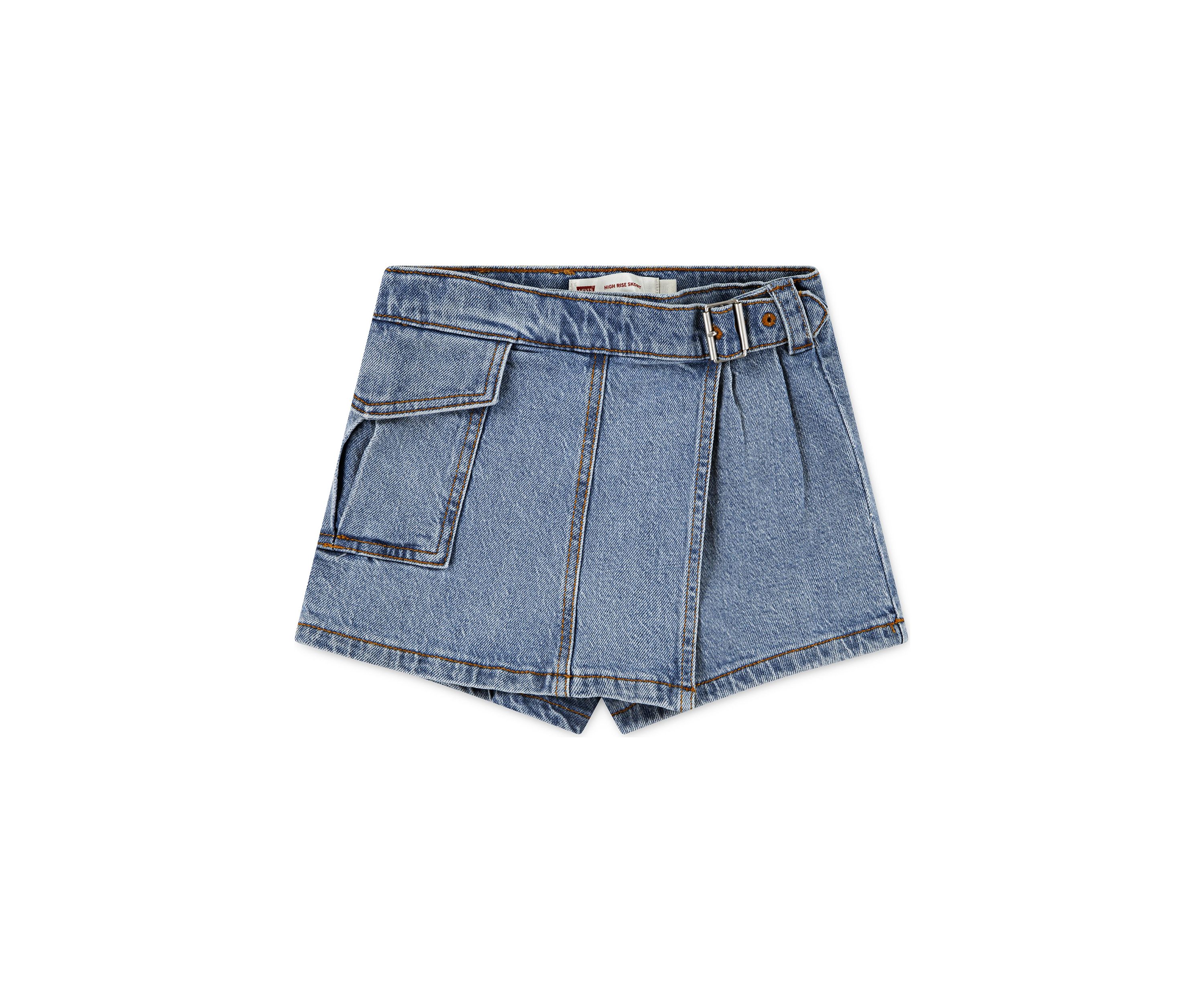 Girls 4-6x High Rise Cargo Skort