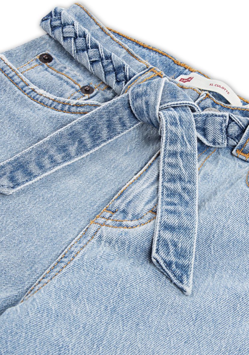 Girls 4-6x Extra Large Culotte Stretch Denim Jeans
