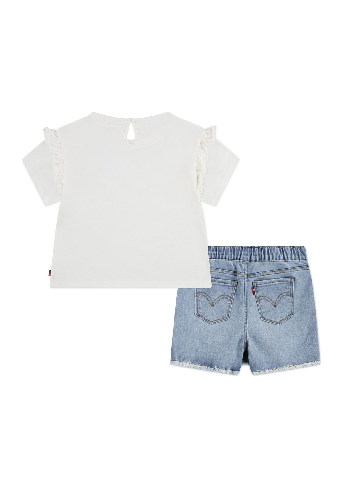 Girls 4-6x Denim Skort Set 