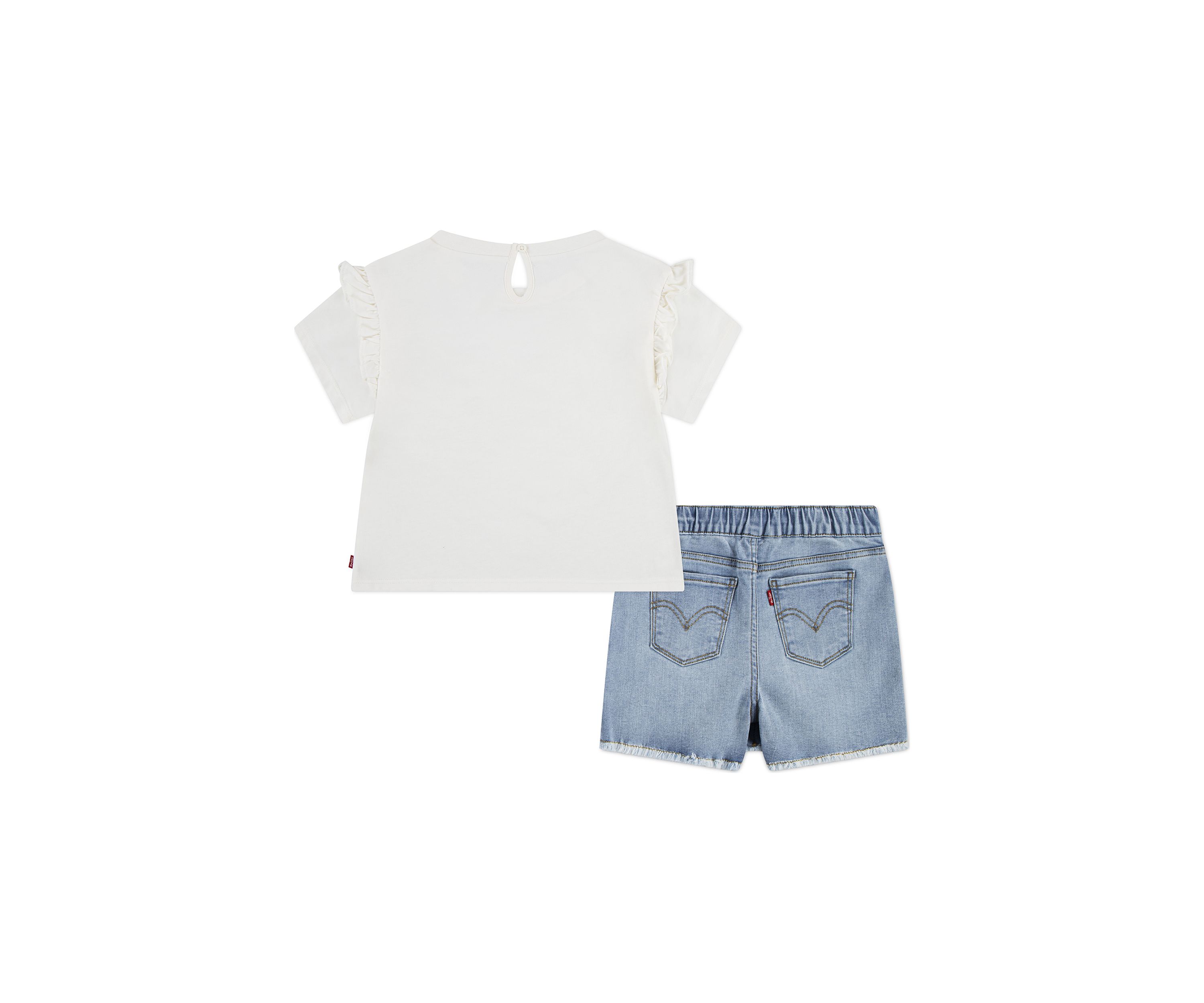 Girls 4-6x Denim Skort Set 