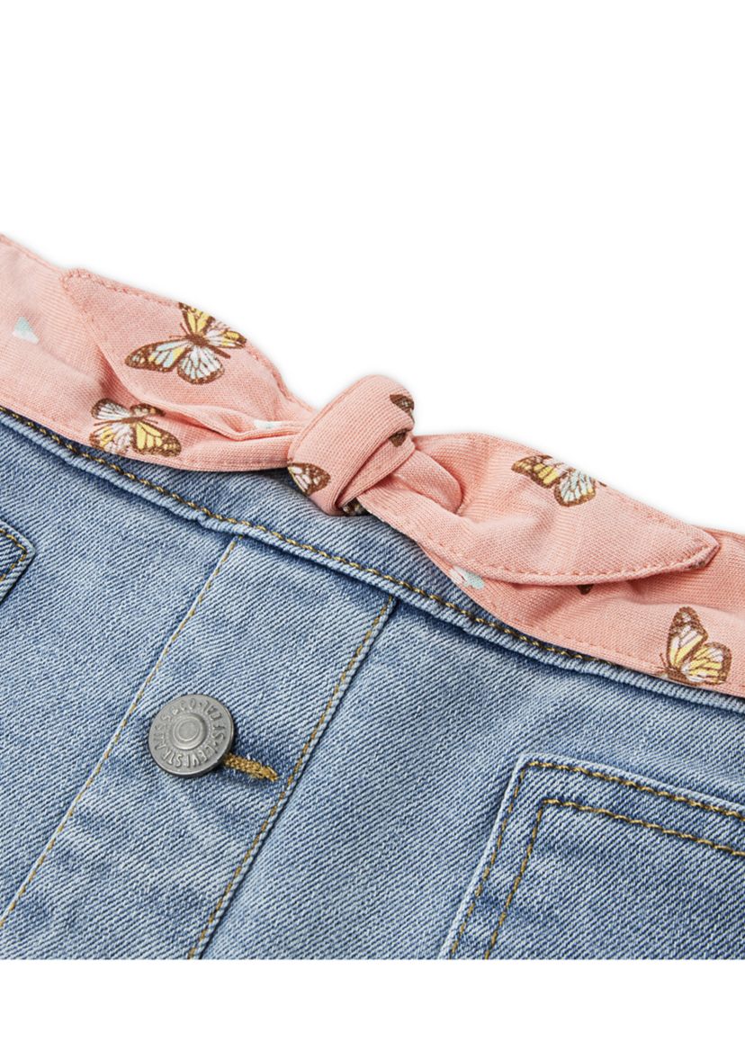 Girls 4-6x Denim Skort Set 