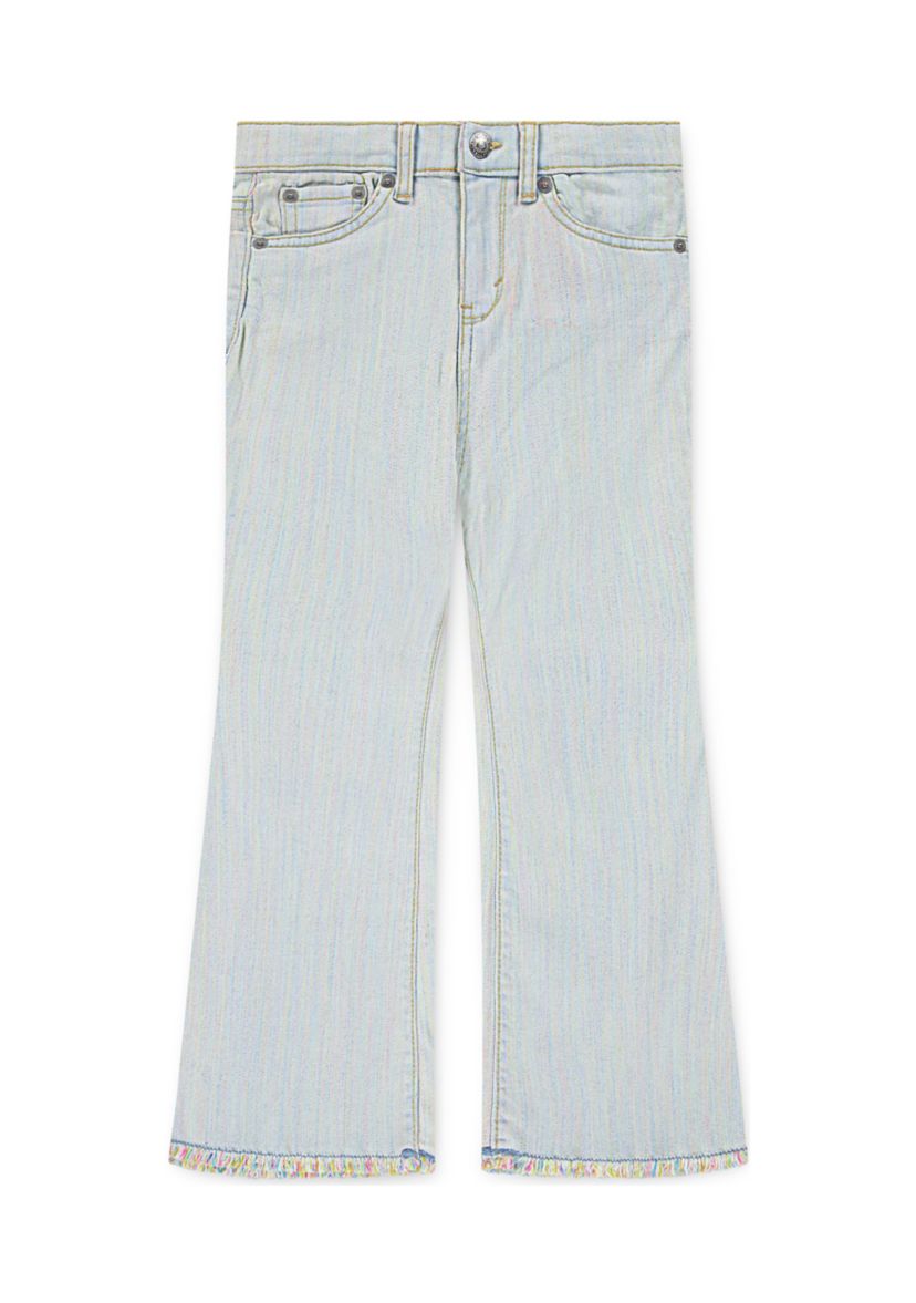 Girls 4-6x Rainbow Flare Jeans